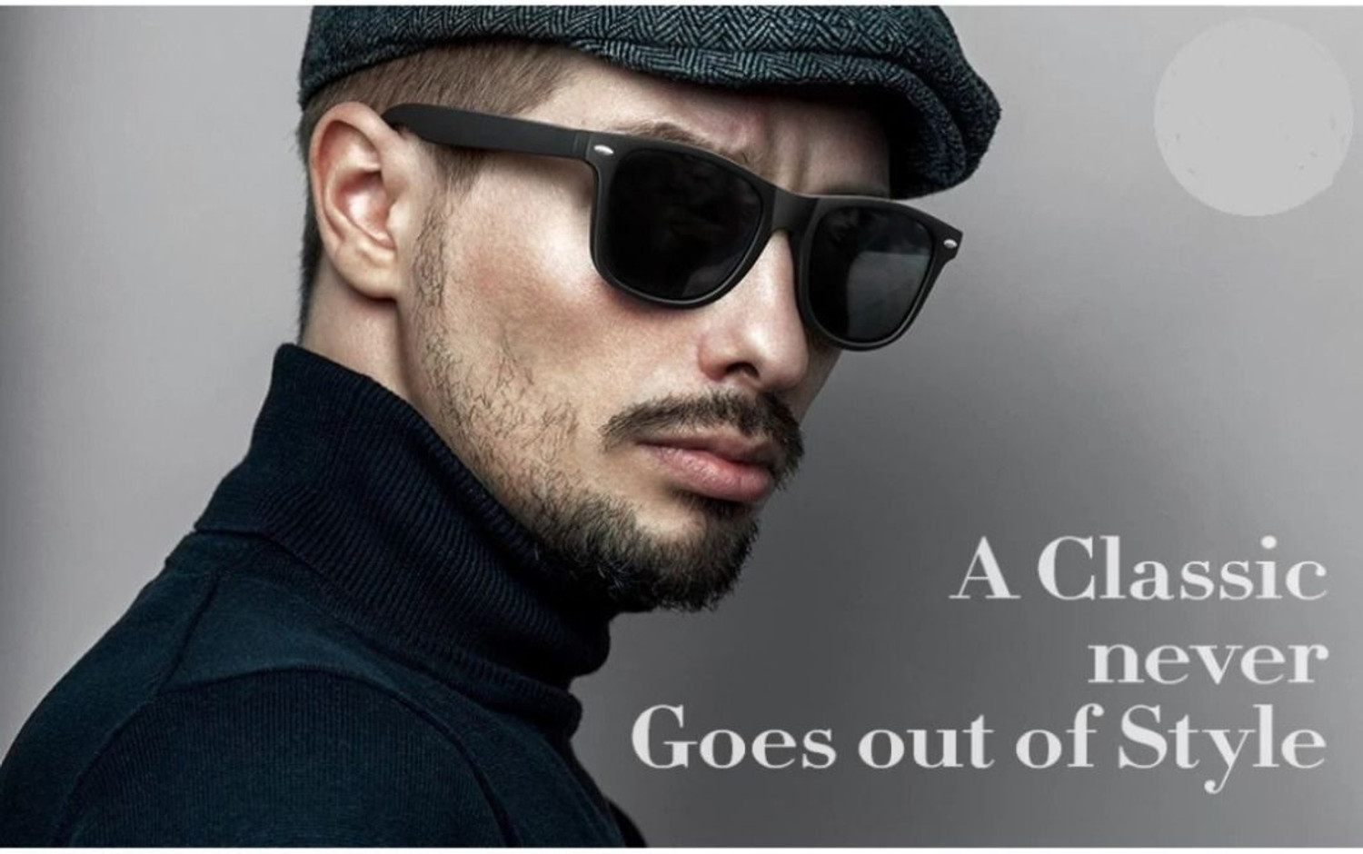 Image of Wearit Wayfarer, Wrap-around Sunglasses