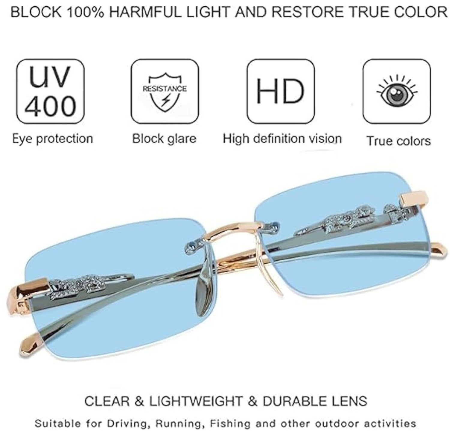 Image of eyevy Rectangular Sunglasses