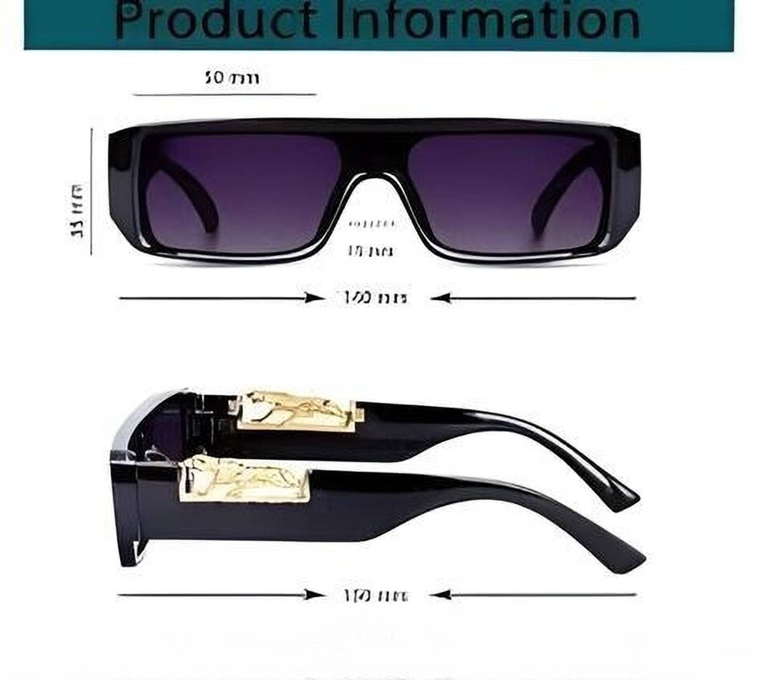 Accentz Rectangular Sunglasses