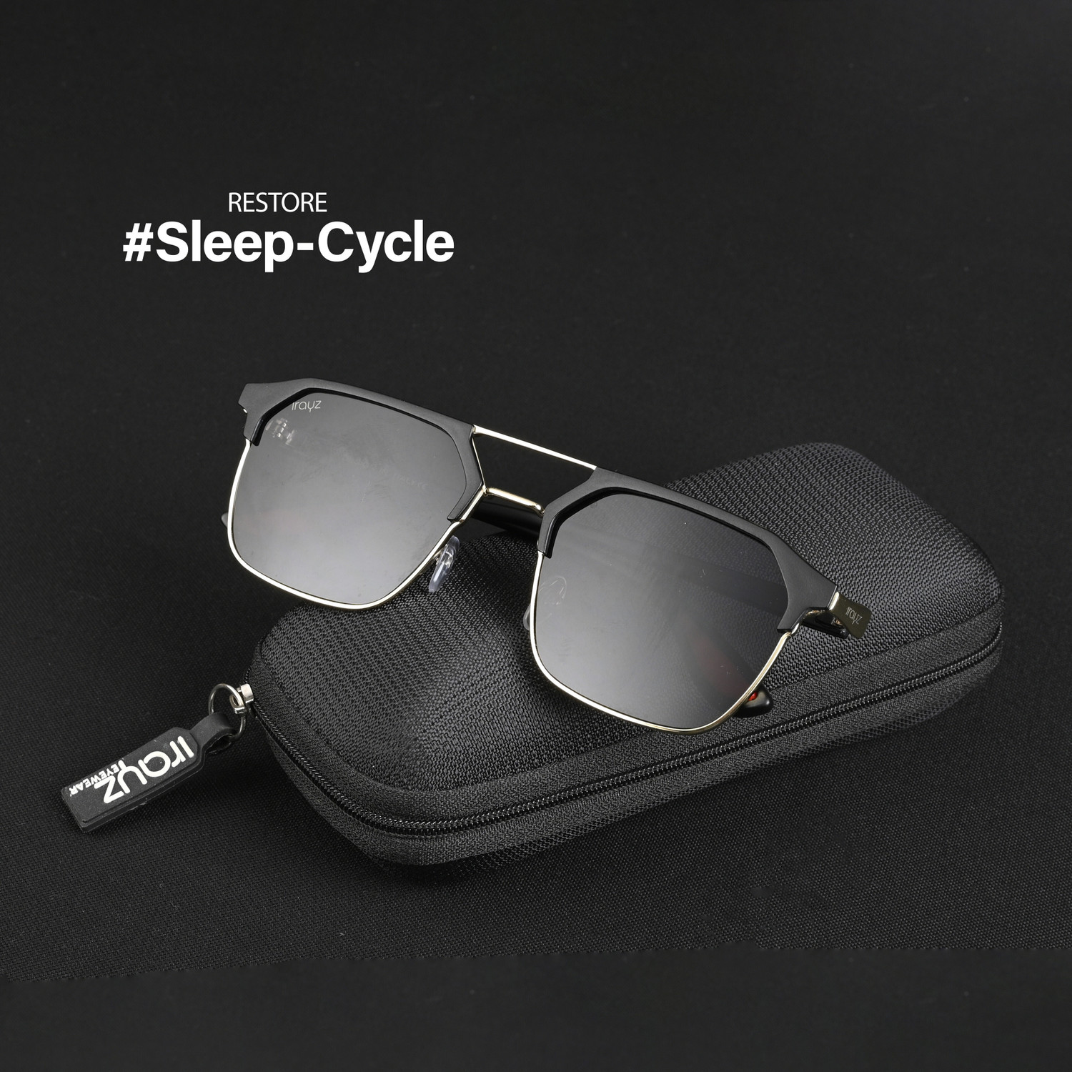 Image of Irayz Retro Square Sunglasses