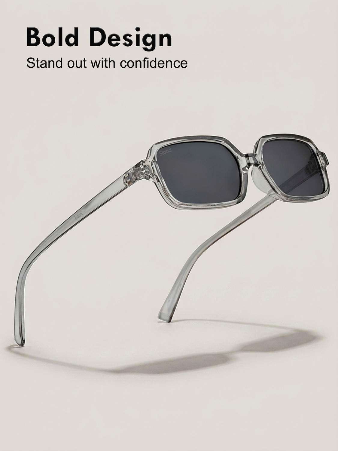 Image of Stood Rectangular Sunglasses