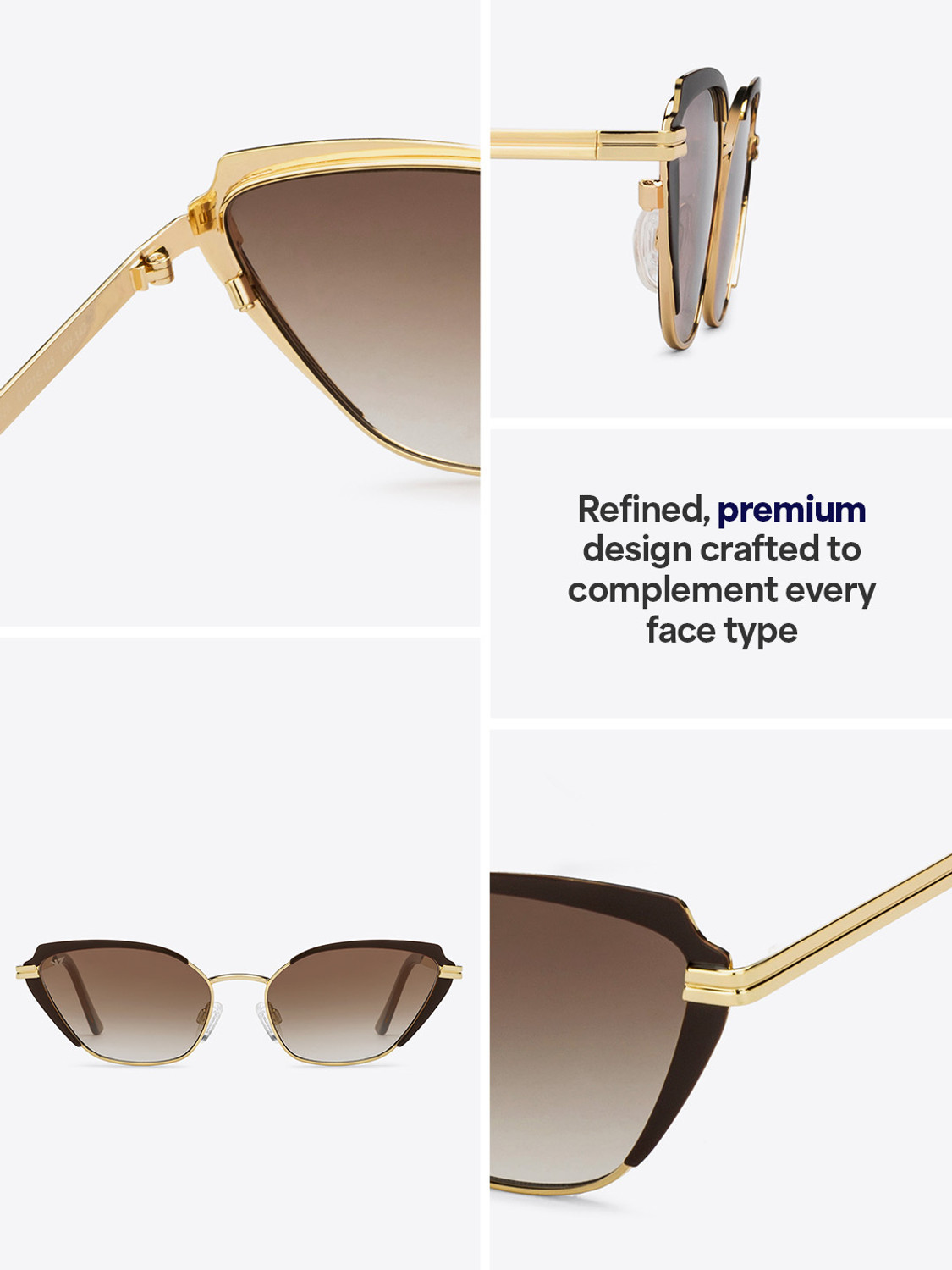 Image of VINCENT CHASE by Lenskart Cat-eye Sunglasses