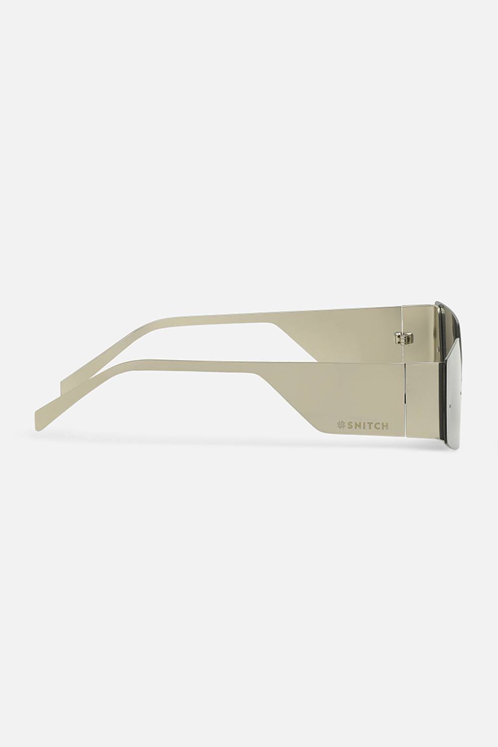 Snitch Rectangular Black Sunglasses - Image 5