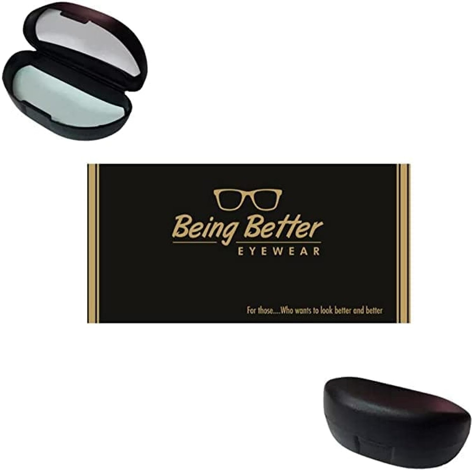 Image of Being Better Full Rim Square Anti Glare & Blue Cut Computer Glass For Men & Women Safety Goggles