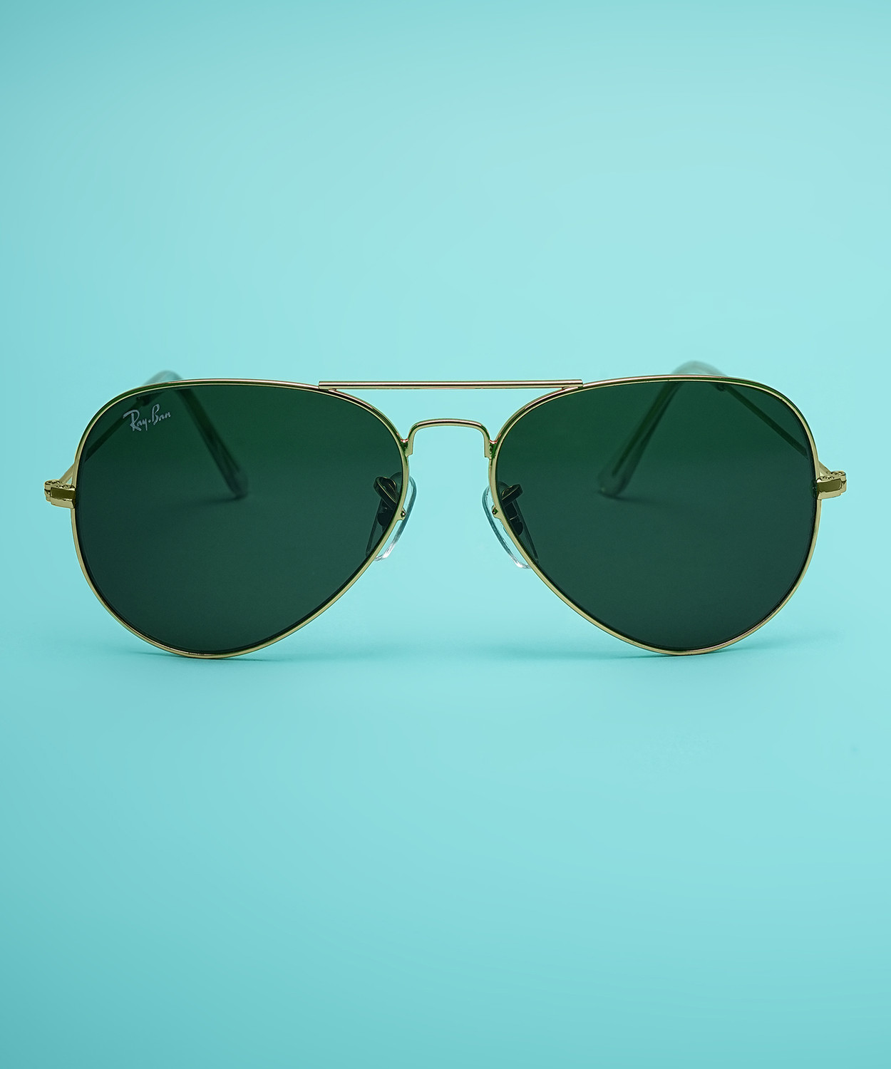 Image of Ray-Ban UV Protection Spectacle Sunglasses (58) (For Men & Women, Green)
