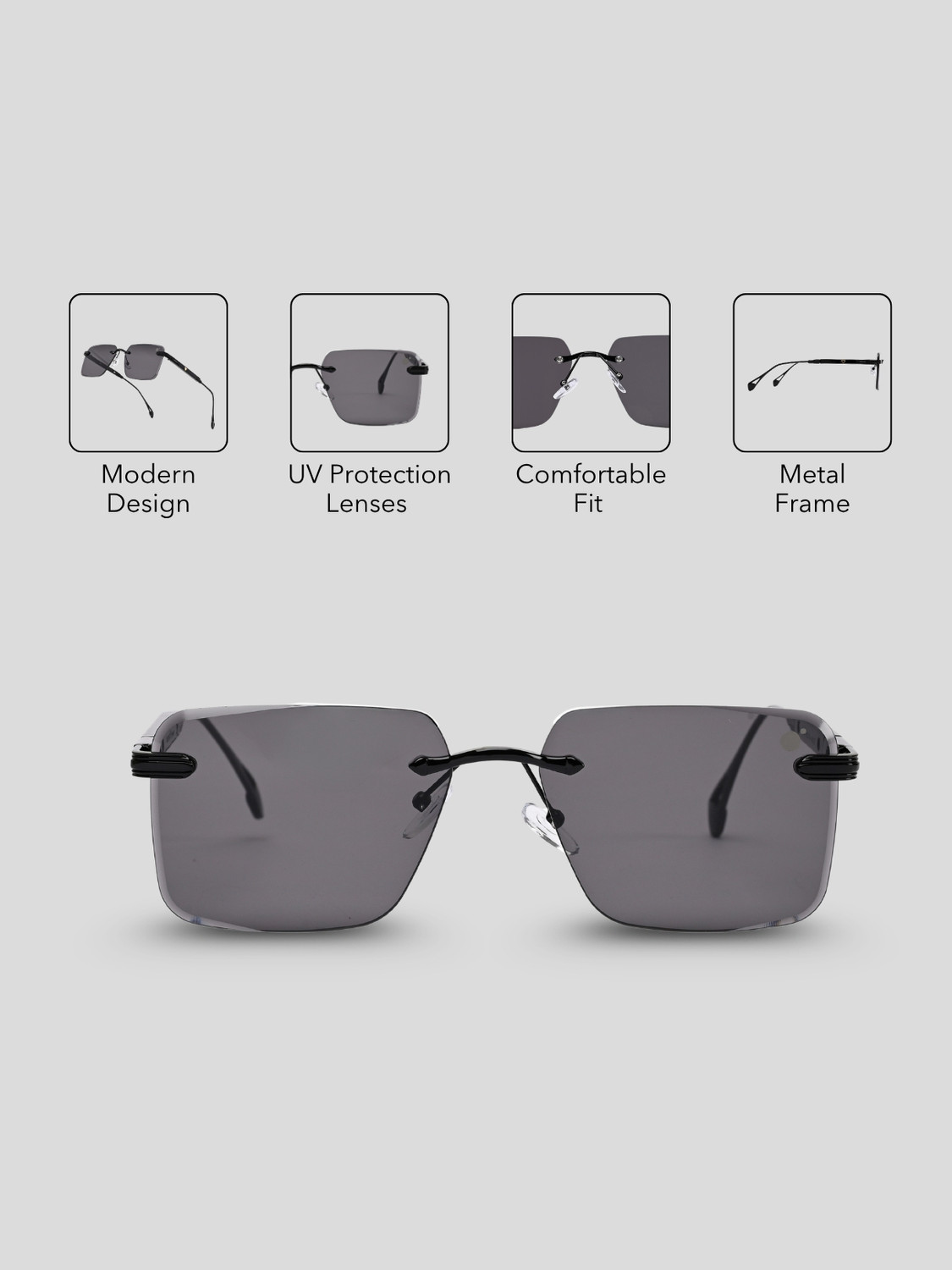Image of moonx Rectangular Sunglasses