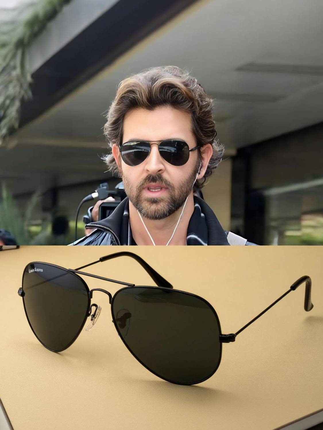 LOUIS KOUROS Aviator Sunglasses - Image 1