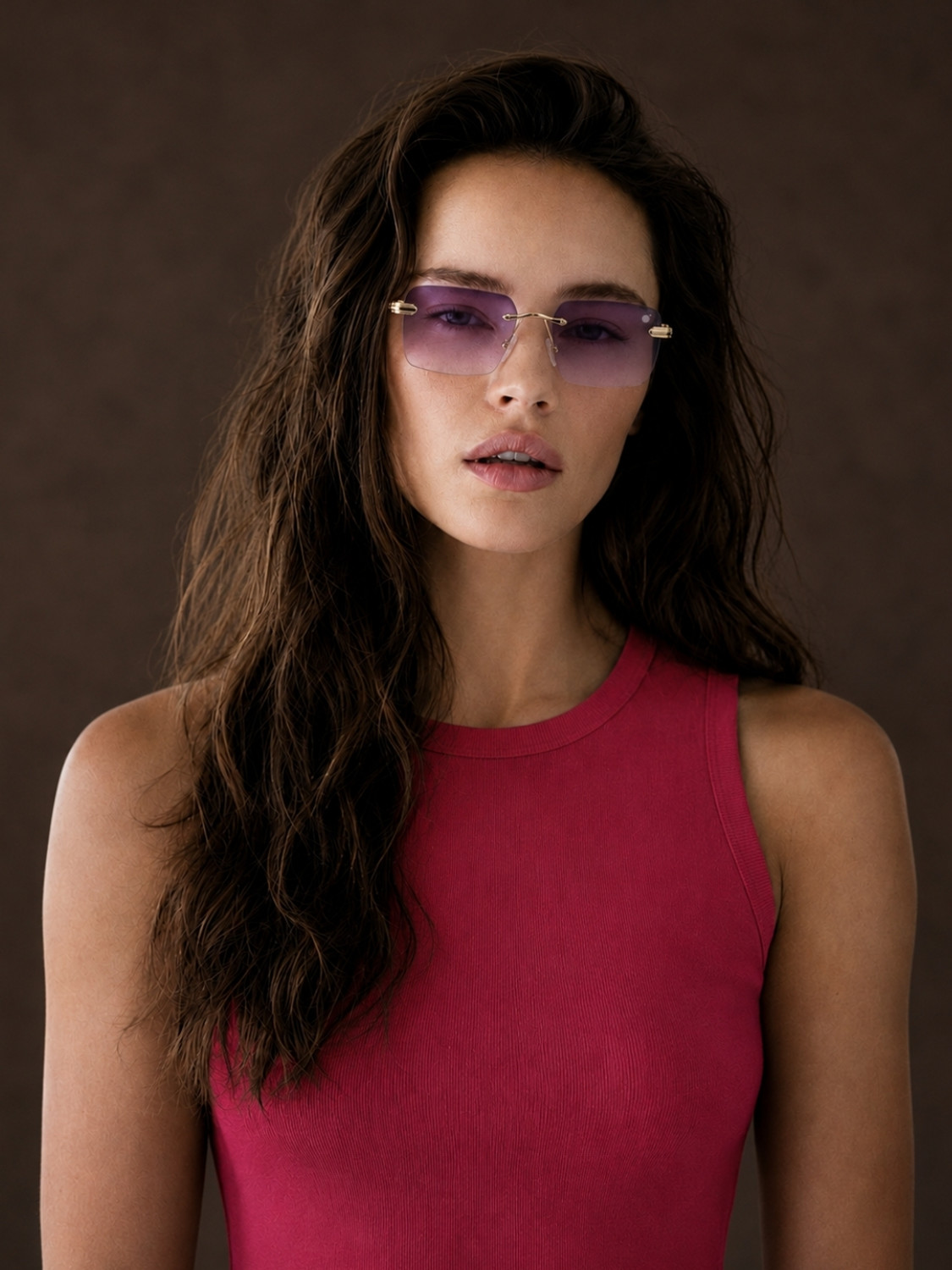 Image of MOONX Rectangular Sunglasses