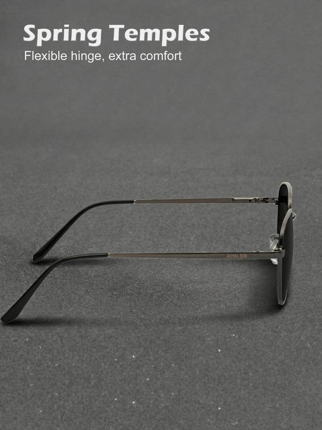 ROYAL SON Retro Square Sunglasses - Image 5