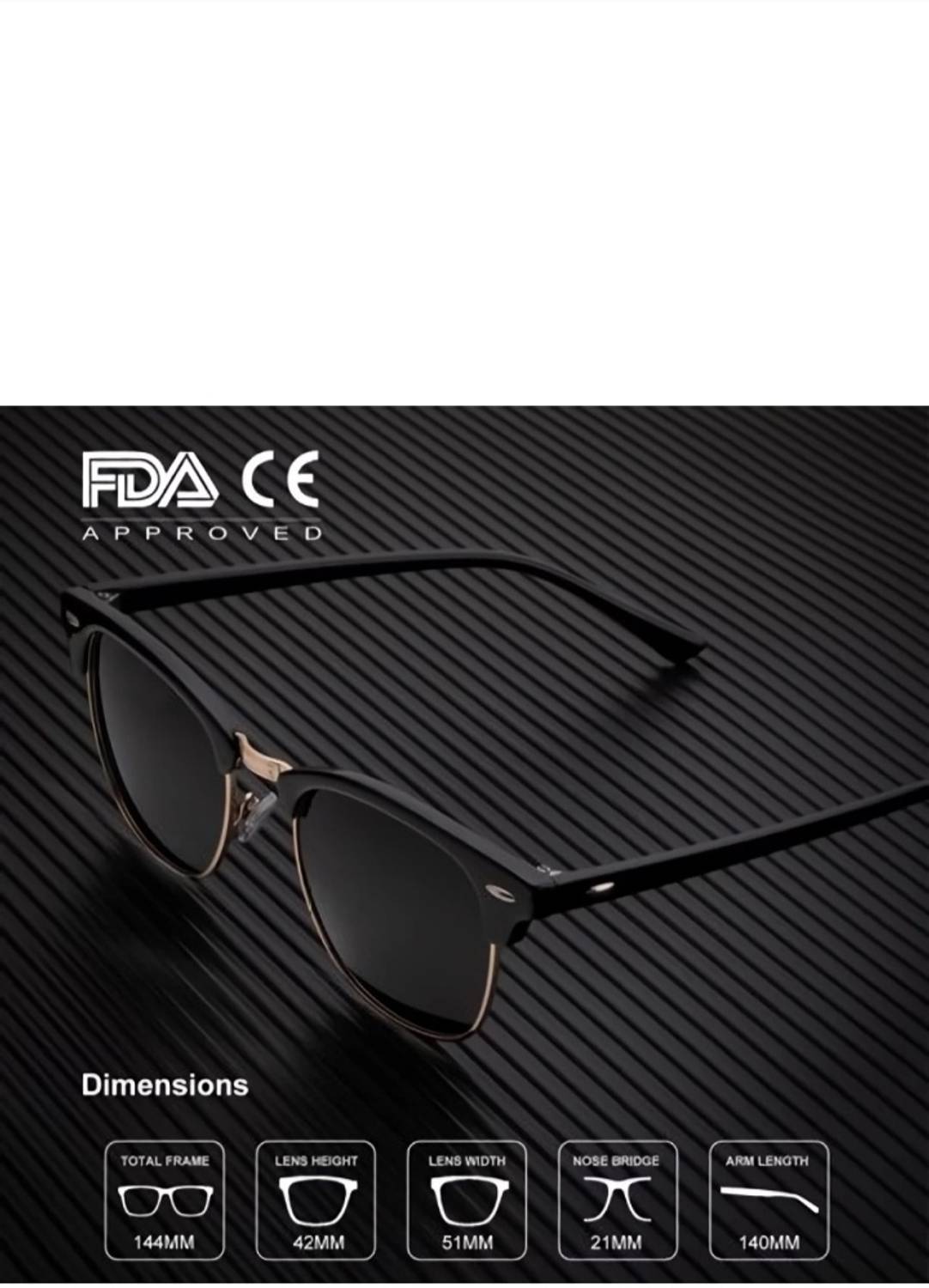 Buy EBRACOLLECTION Clubmaster Sunglasses Black For Boys & Girls
