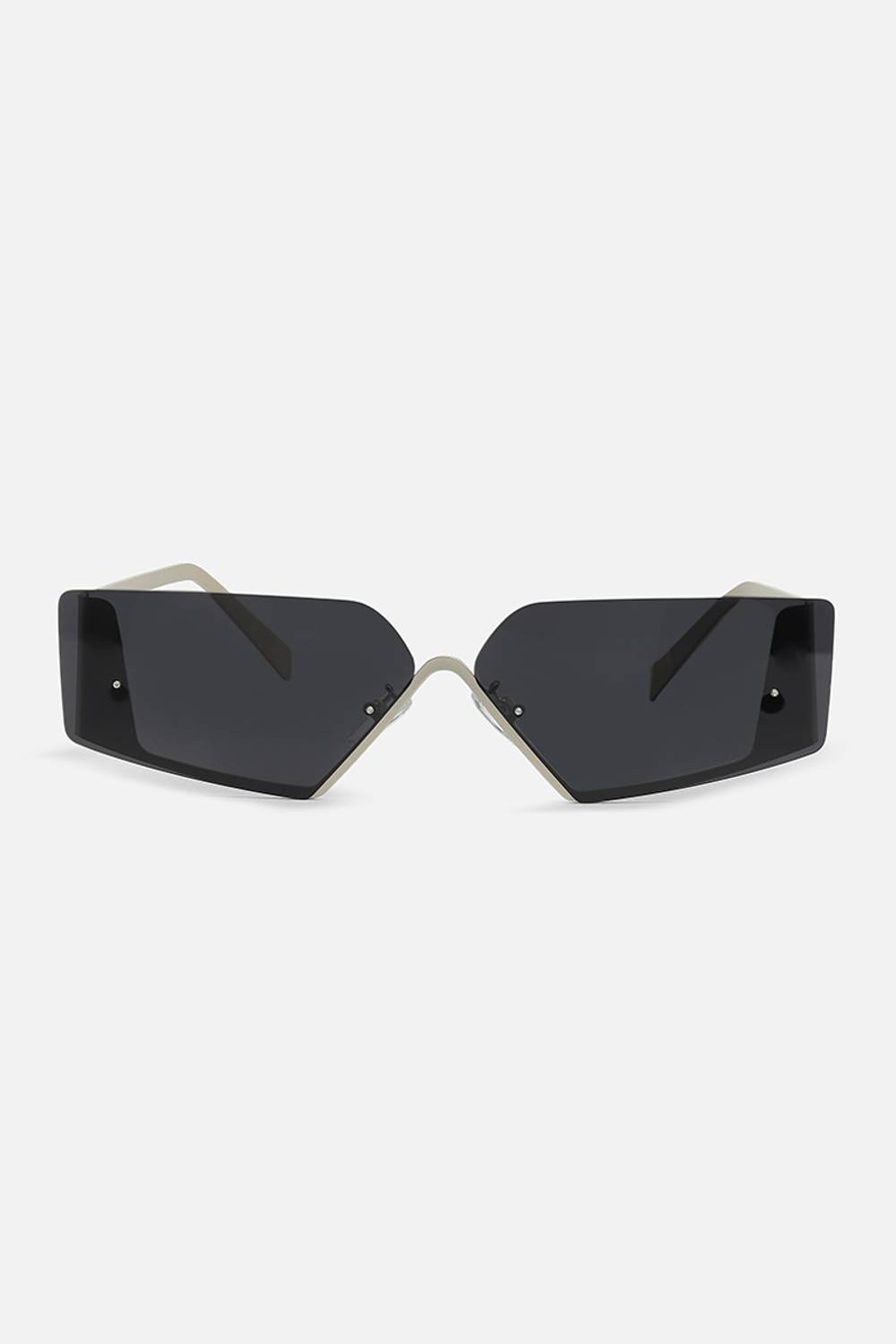 Snitch Rectangular Black Sunglasses - Image 2
