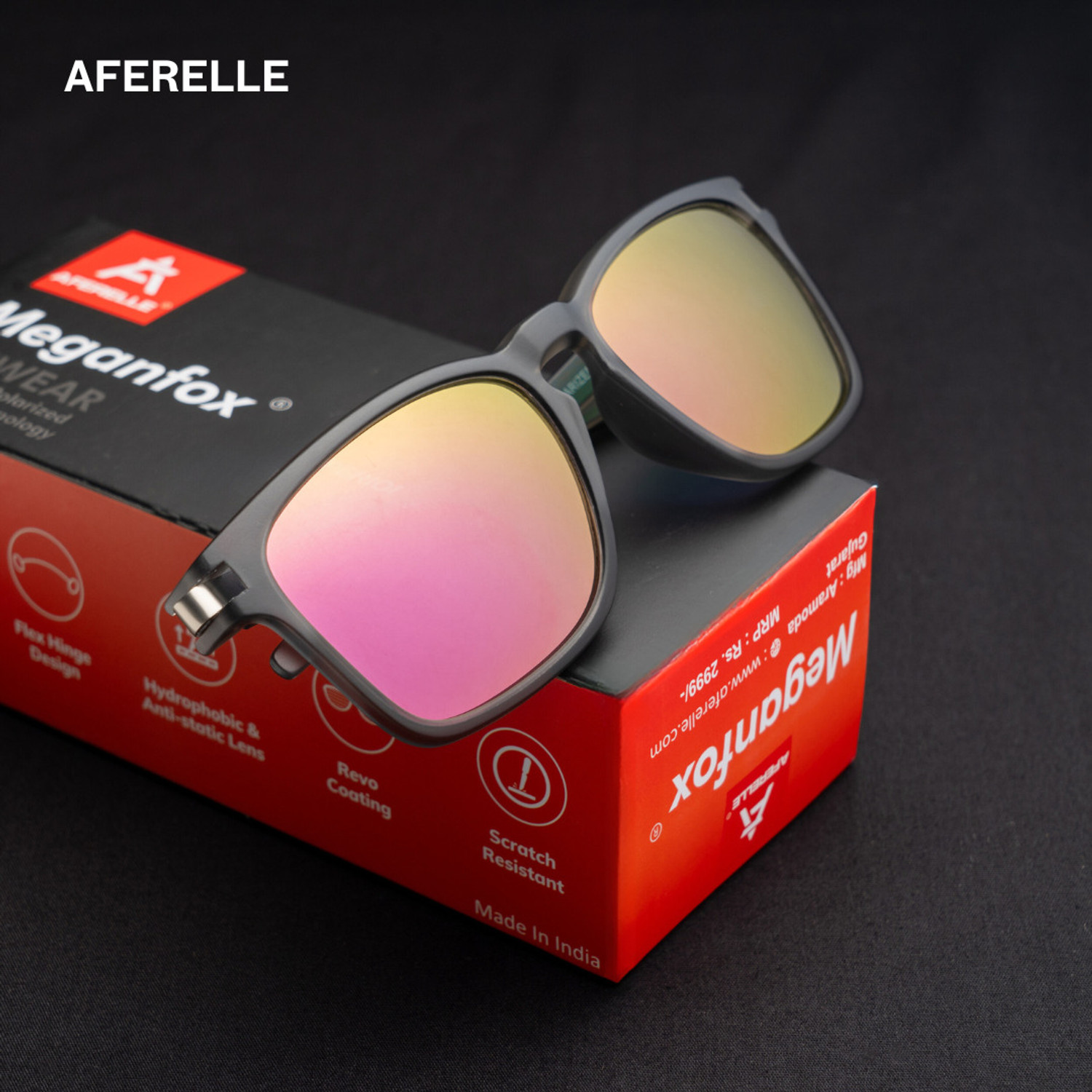 Image of aferelle Retro Square Sunglasses