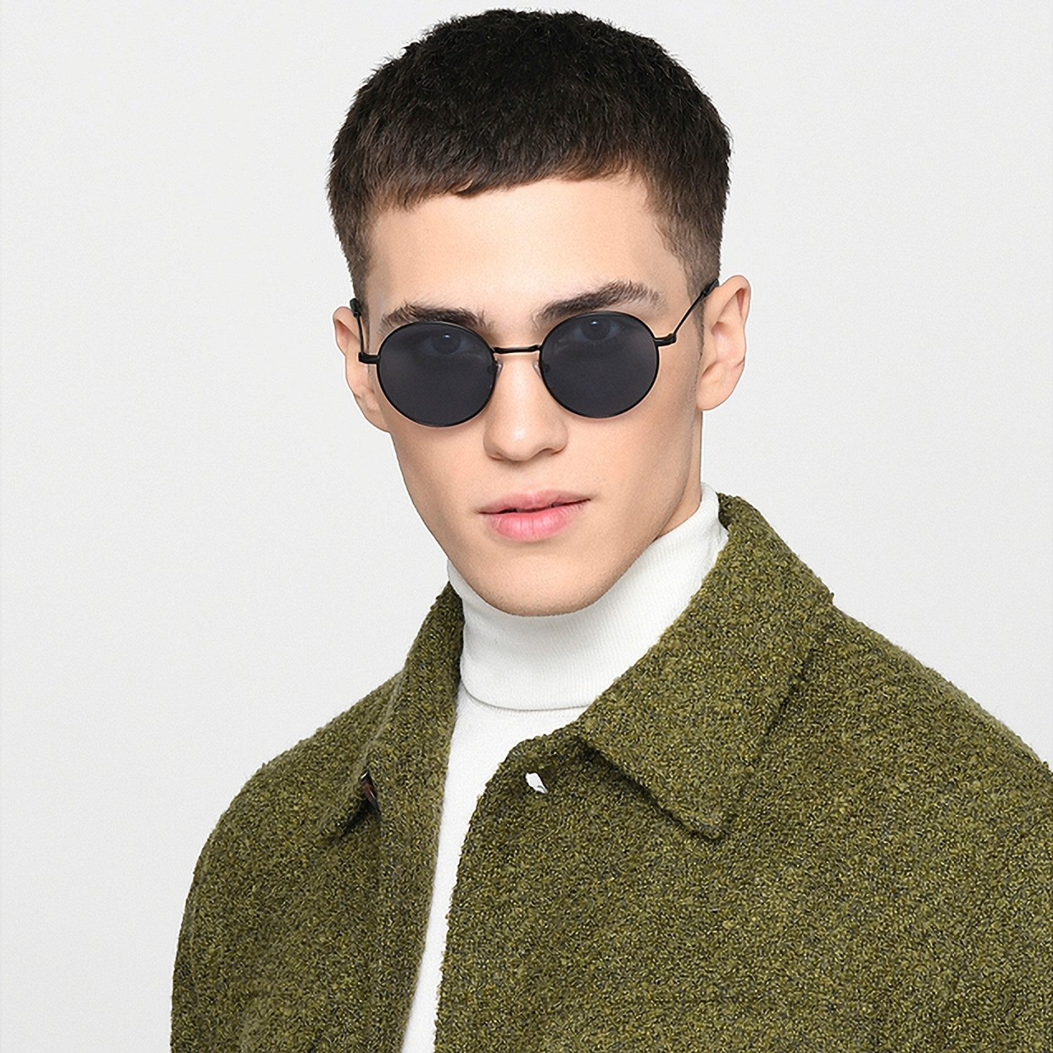 Image of Lenskart STUDIO Round Sunglasses