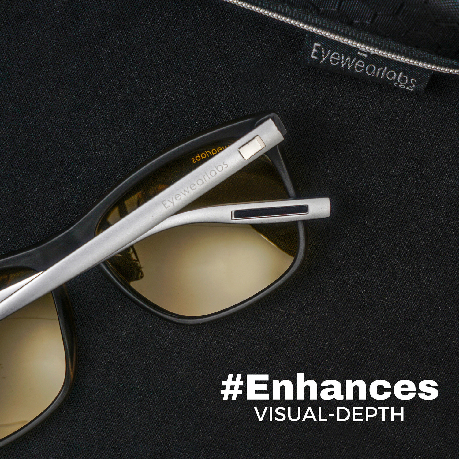 Image of Eyewearlabs Night Vision Retro Square Sunglasses (56) (For Men & Women, Yellow)