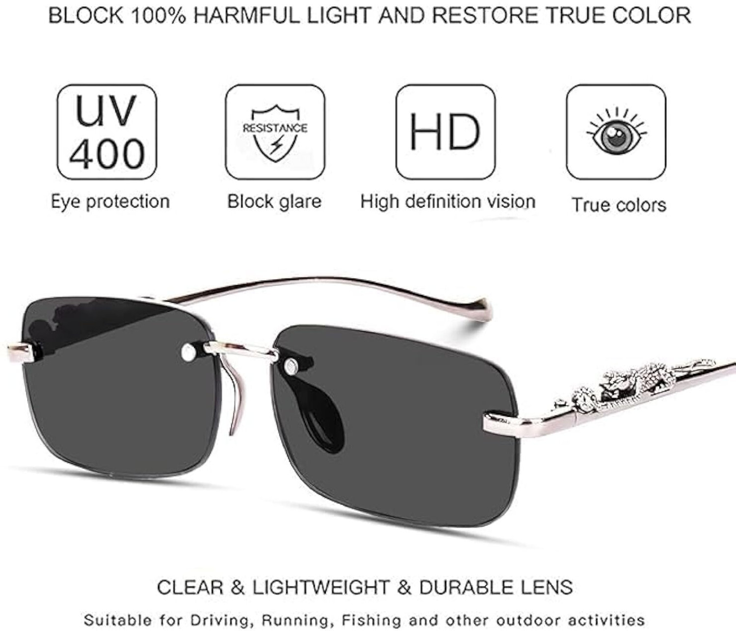 Image of eyevy Rectangular Sunglasses