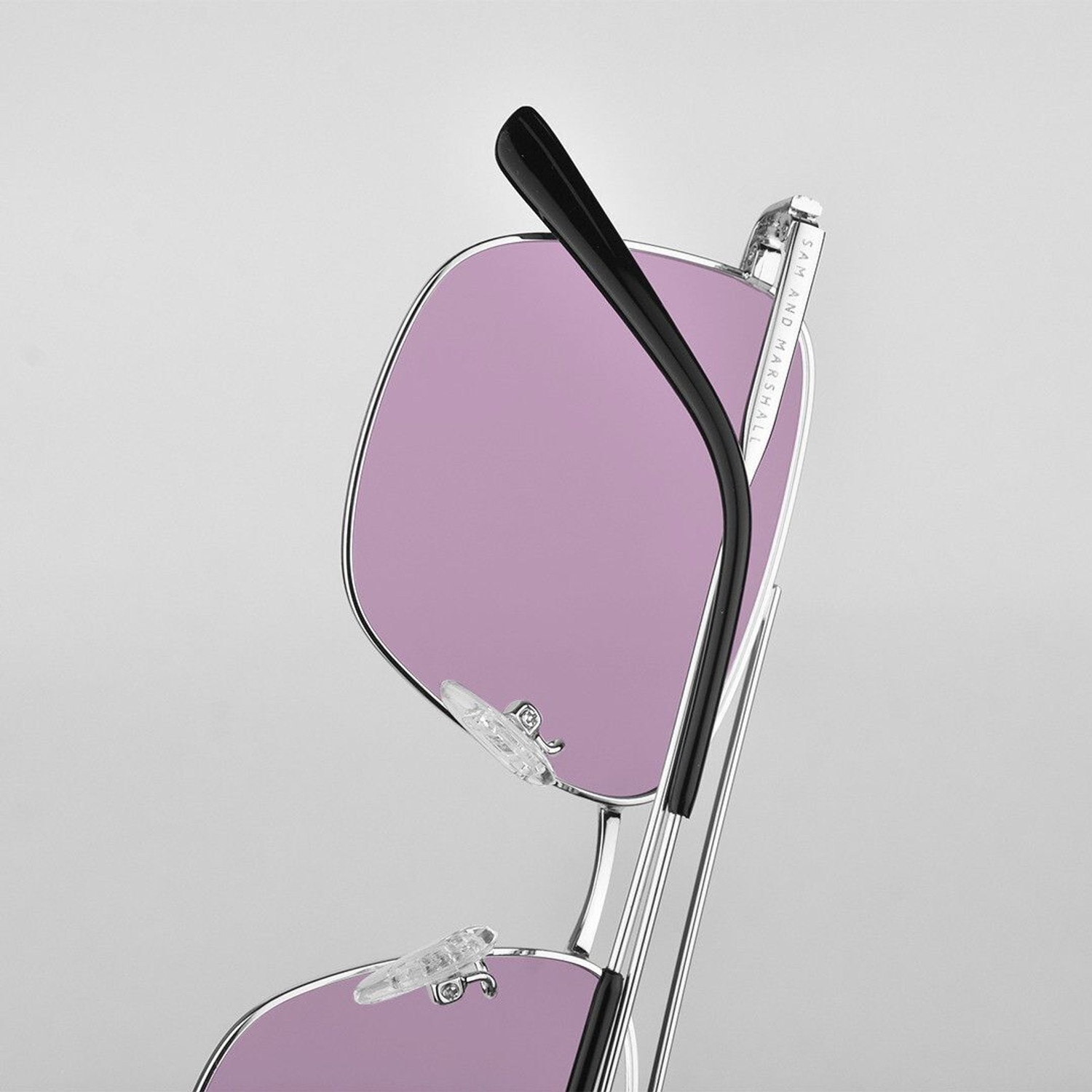 Image of SAM AND MARSHALL Retro Square Sunglasses