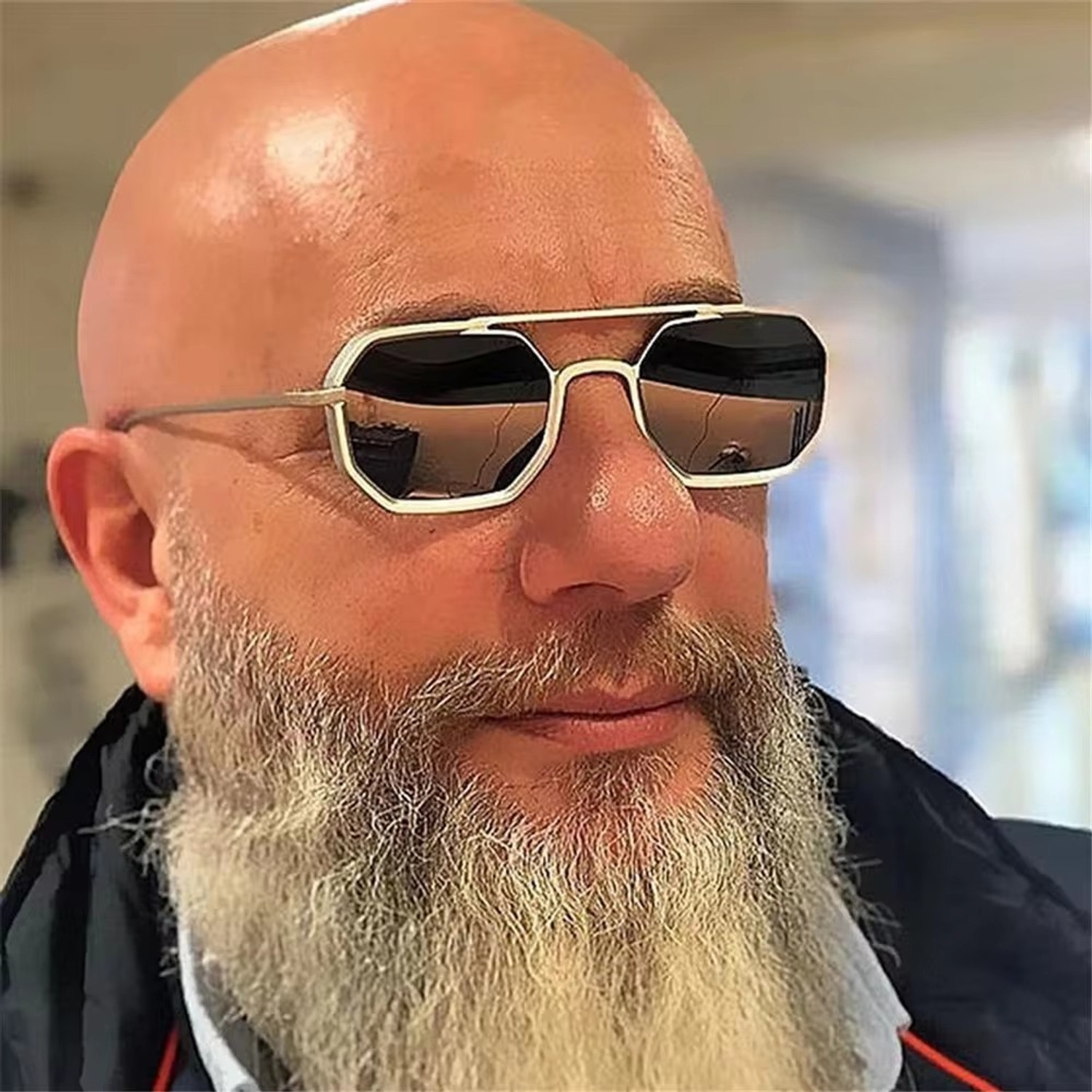 Image of HATin Retro Square Sunglasses
