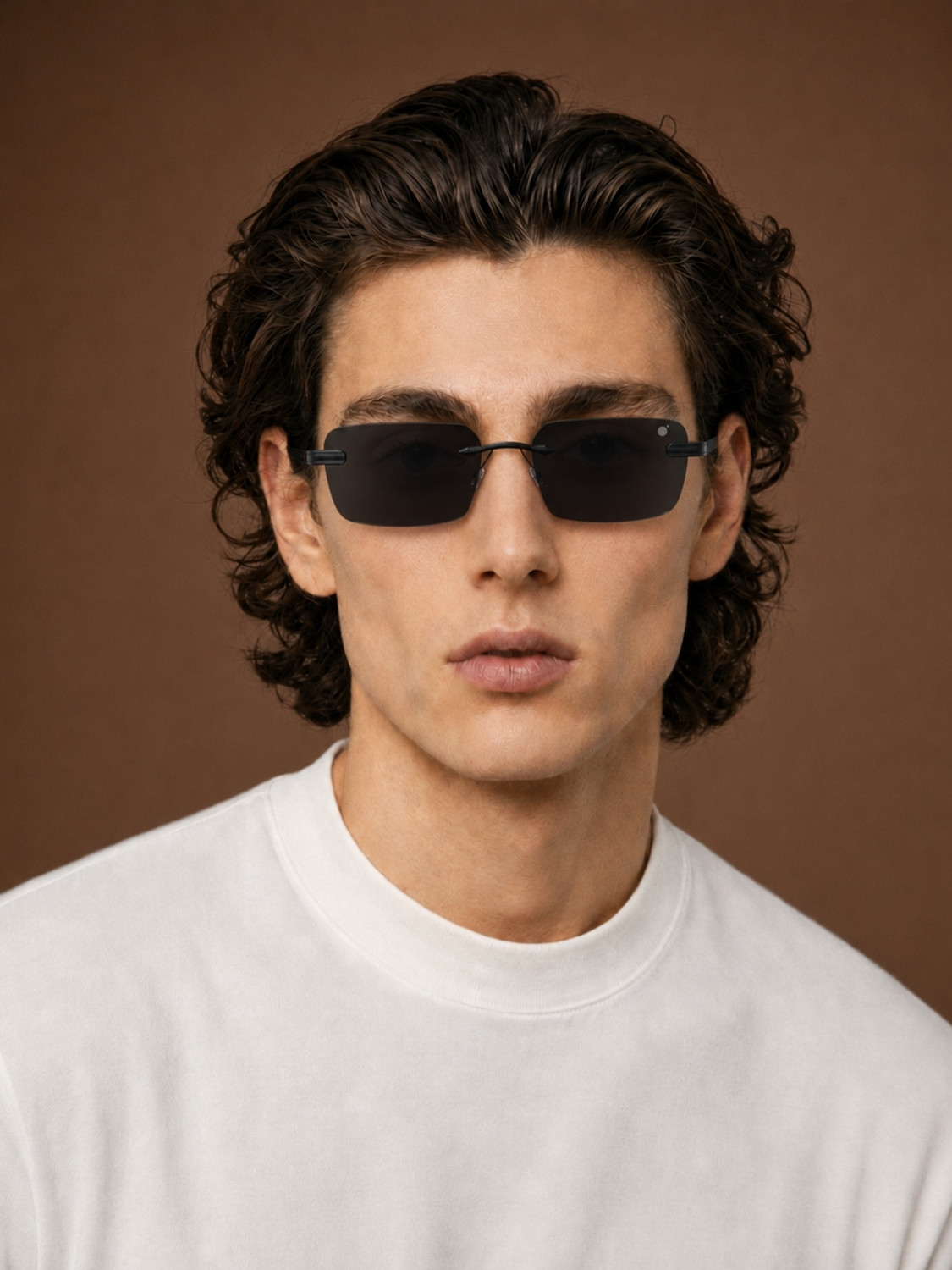 Image of MOONX Rectangular Sunglasses