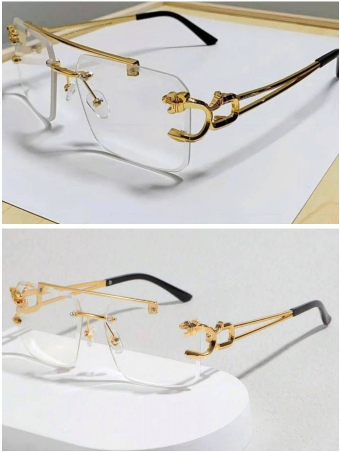 Zeemork Retro Square Sunglasses - Image 3
