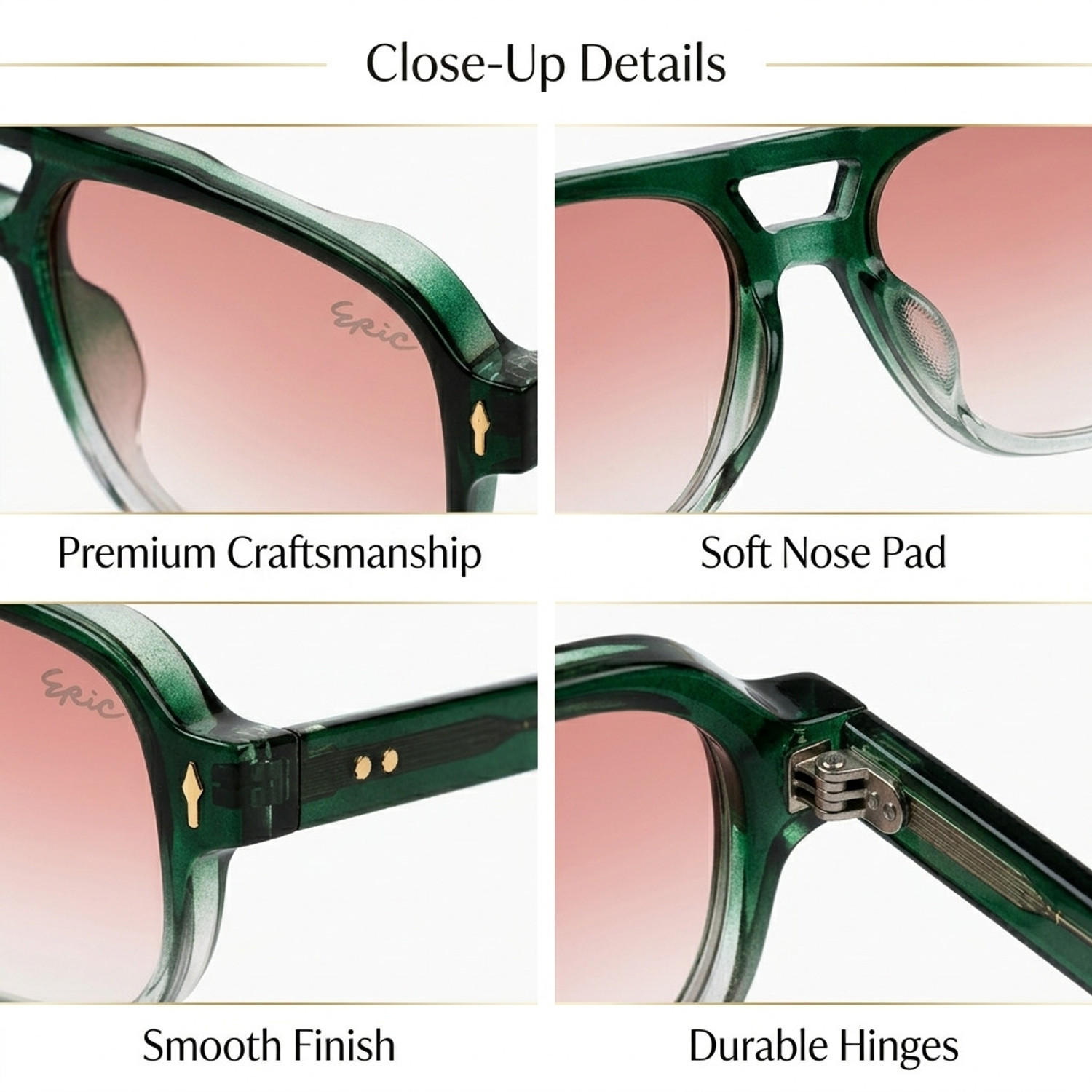 Image of ERIC Aviator Sunglasses