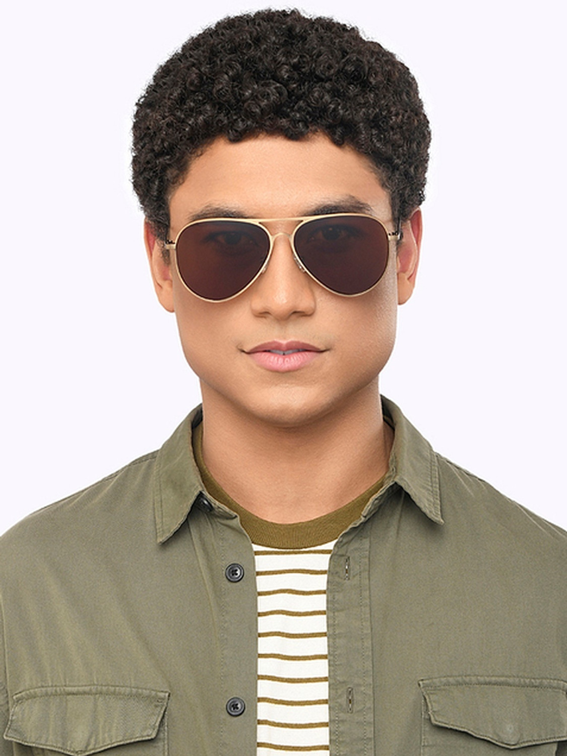 Image of VINCENT CHASE Aviator Sunglasses