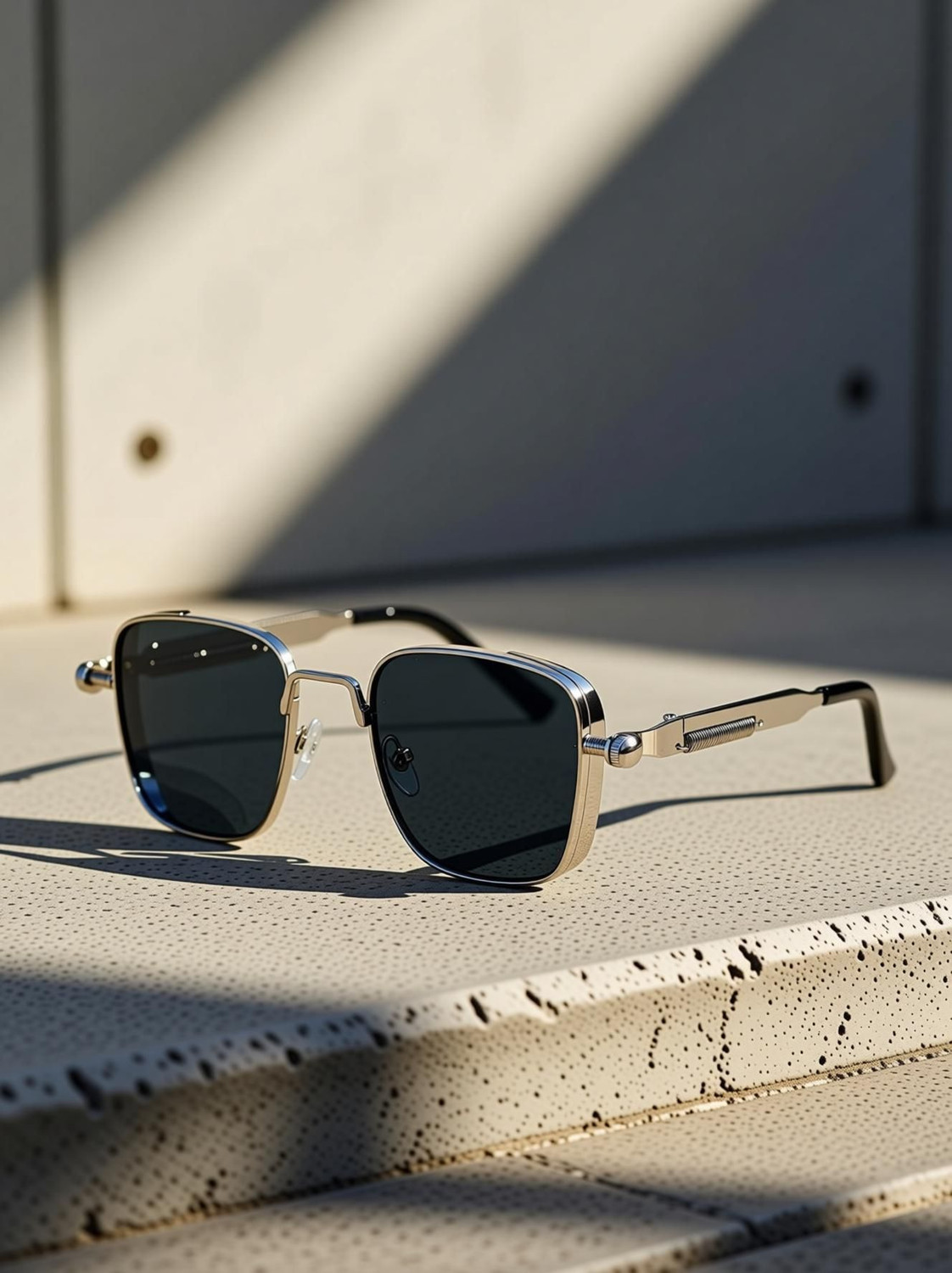 Image of YOUTH CLUB Retro Square, Wrap-around Sunglasses