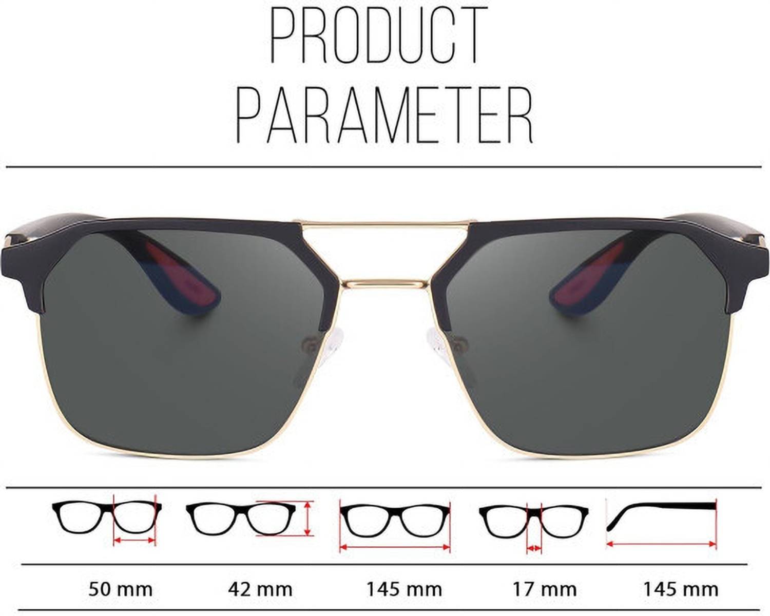 Vizor Rectangular Sunglasses - Image 5