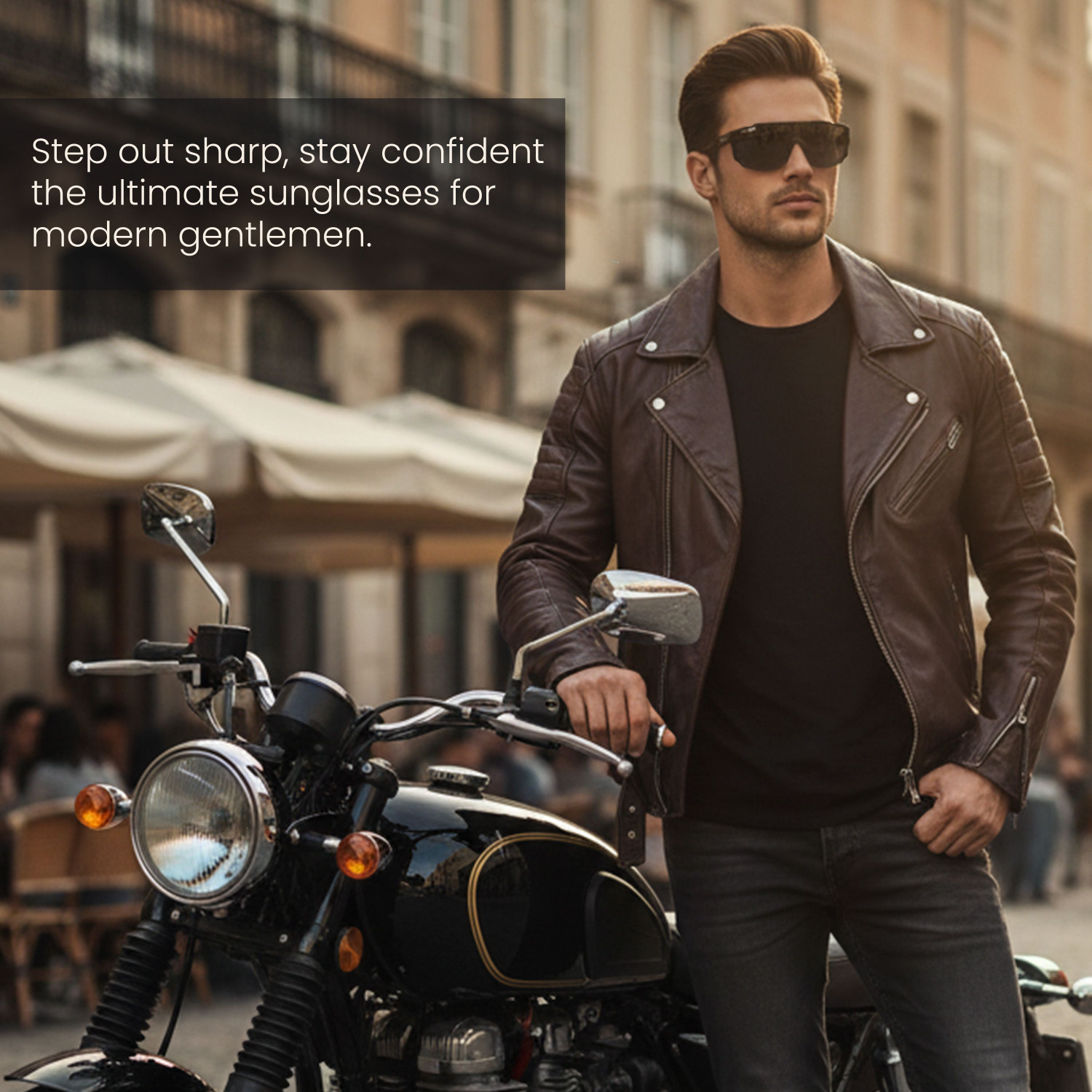 Image of SNDIA Retro Square Sunglasses