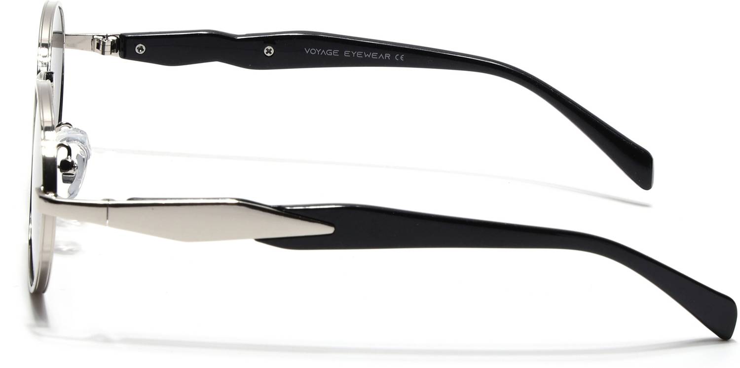 VOYAGE Oval Sunglasses Black - Image 5