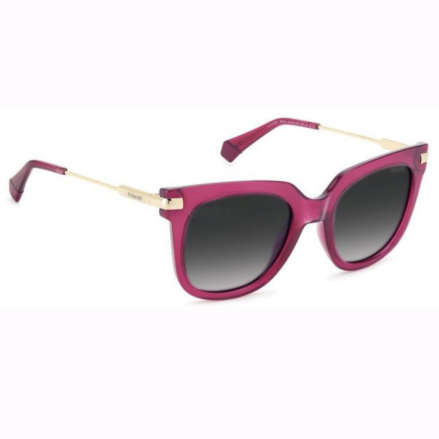 Image of POLAROID Polarized Butterfly Sunglasses (51) (For Women, Grey)