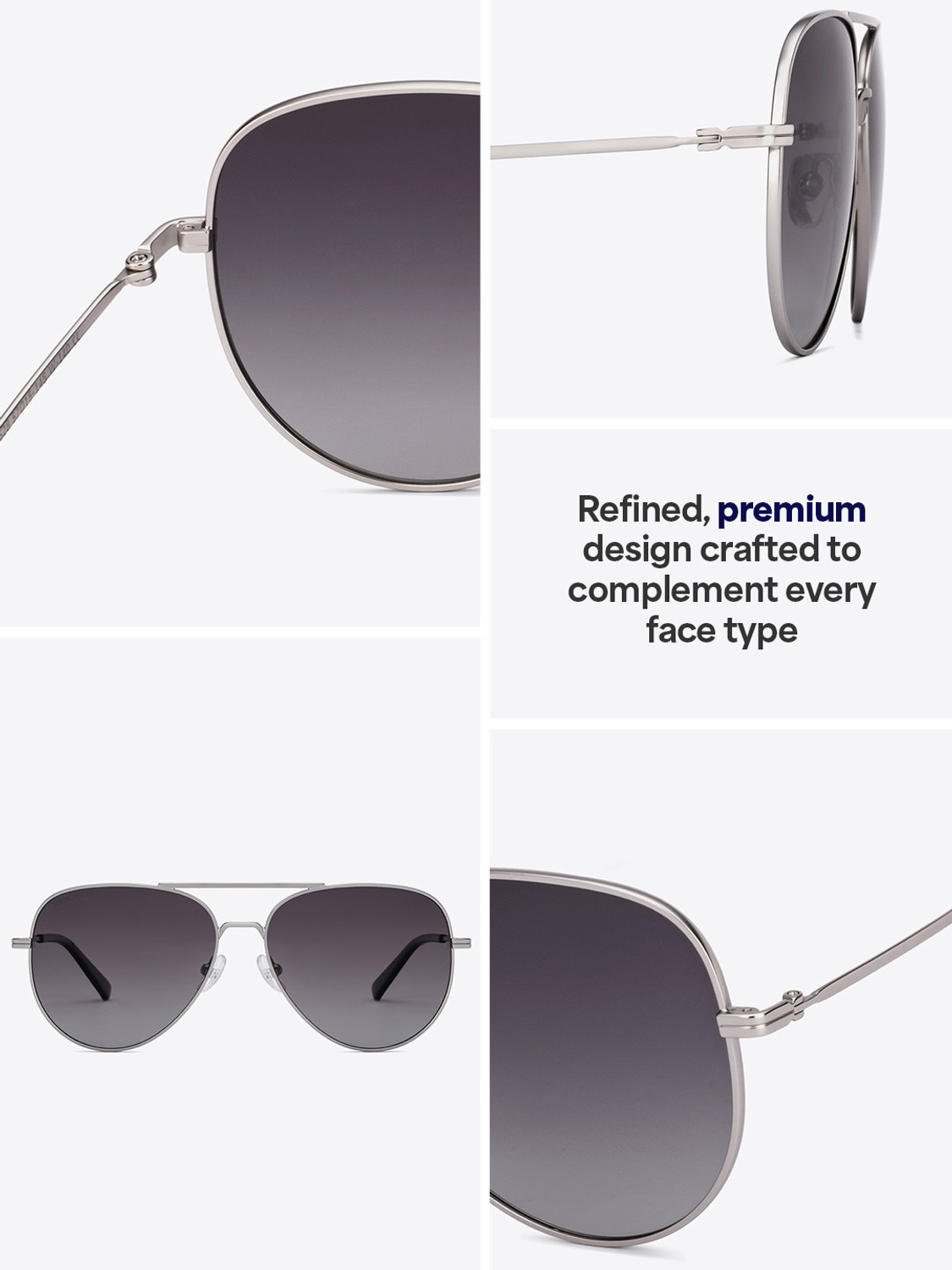 Image of john jacobs Aviator Sunglasses