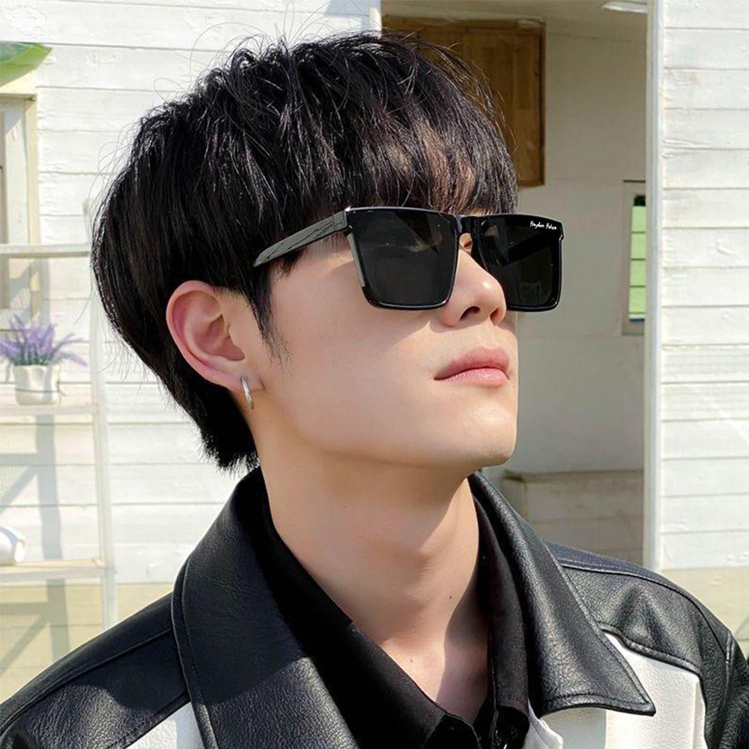 Image of hayden haiza Retro Square Sunglasses