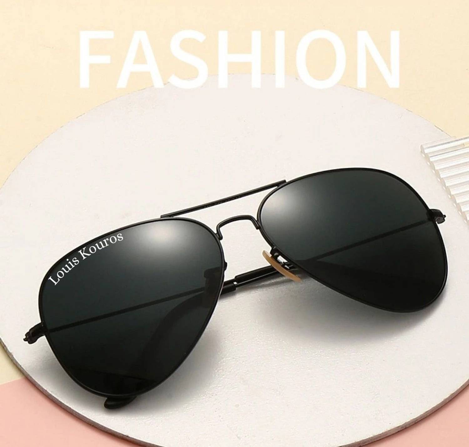 LOUIS KOUROS Aviator Sunglasses - Image 2