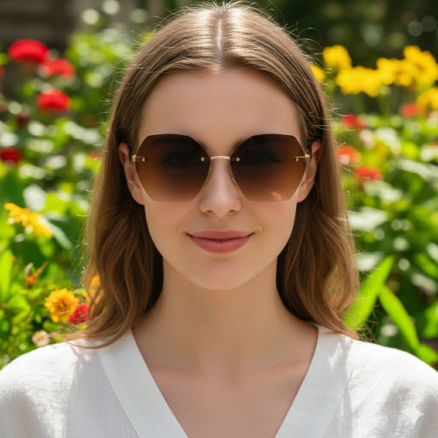 Urban Lens Retro Square Sunglasses