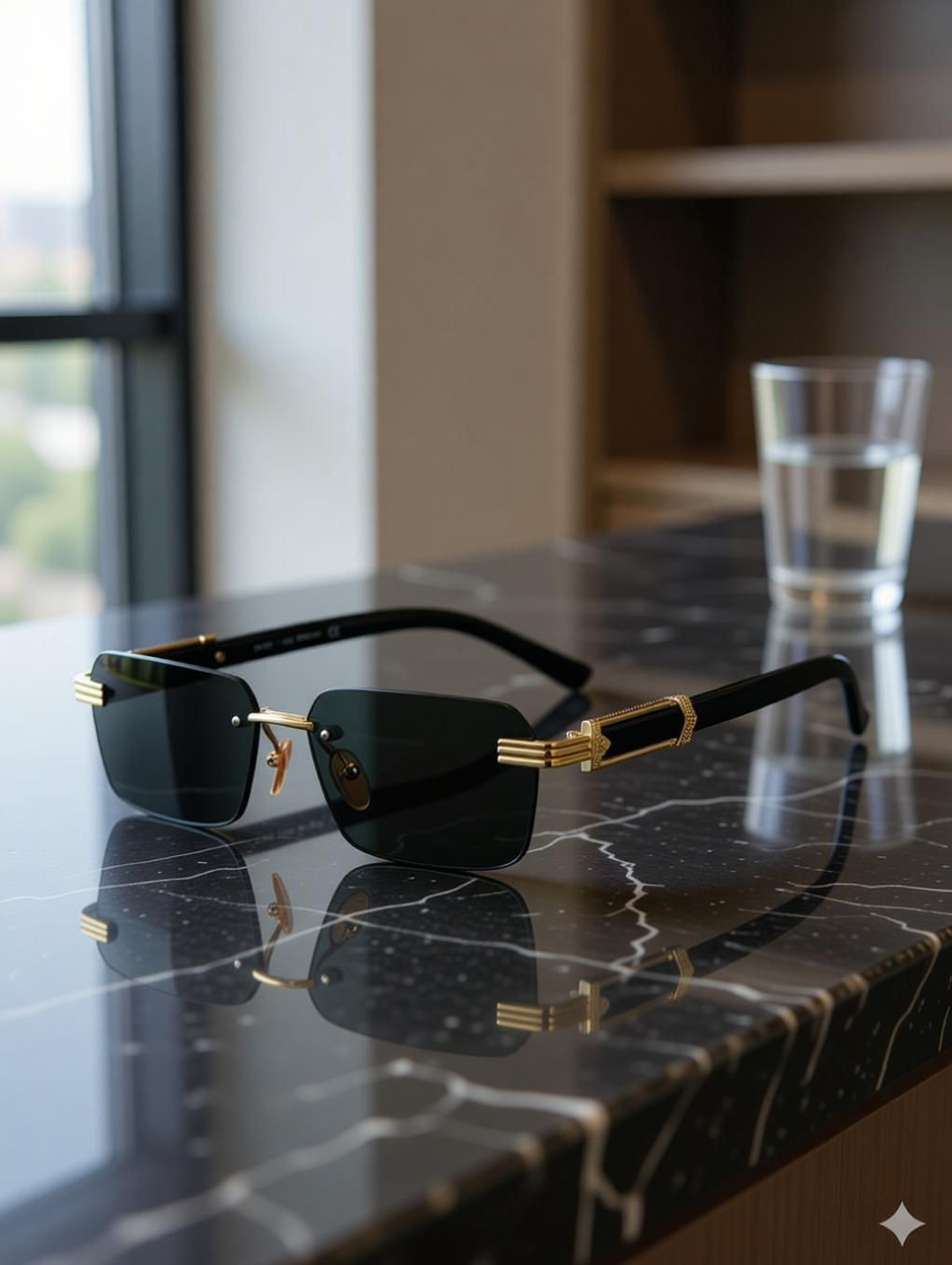 Image of DKERAOD Rectangular, Retro Square Sunglasses