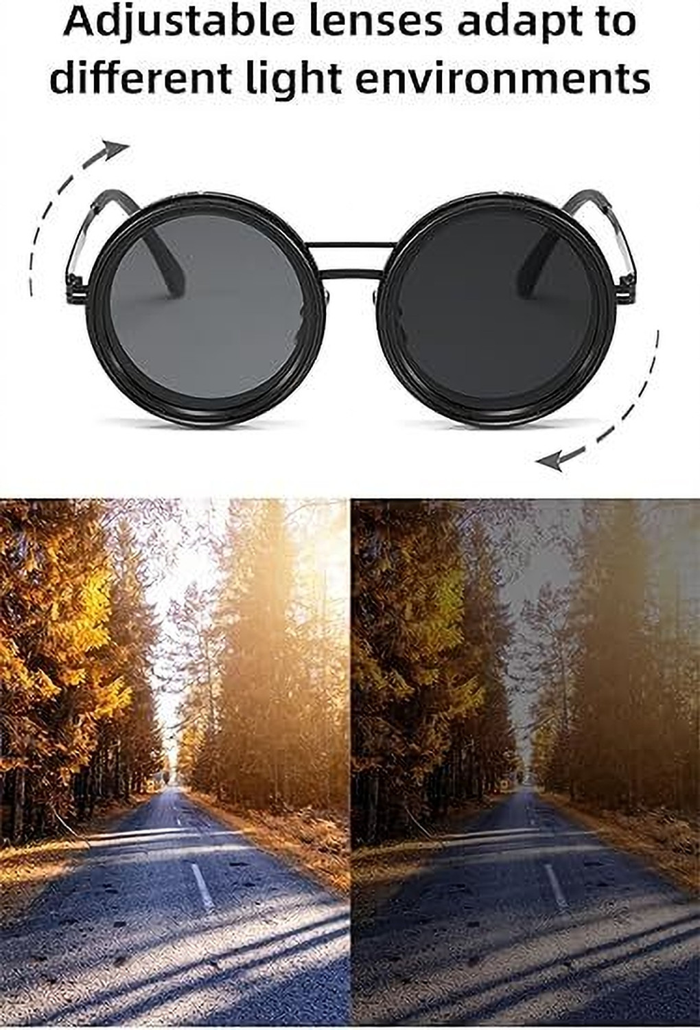 Image of Abhsant Round Sunglasses