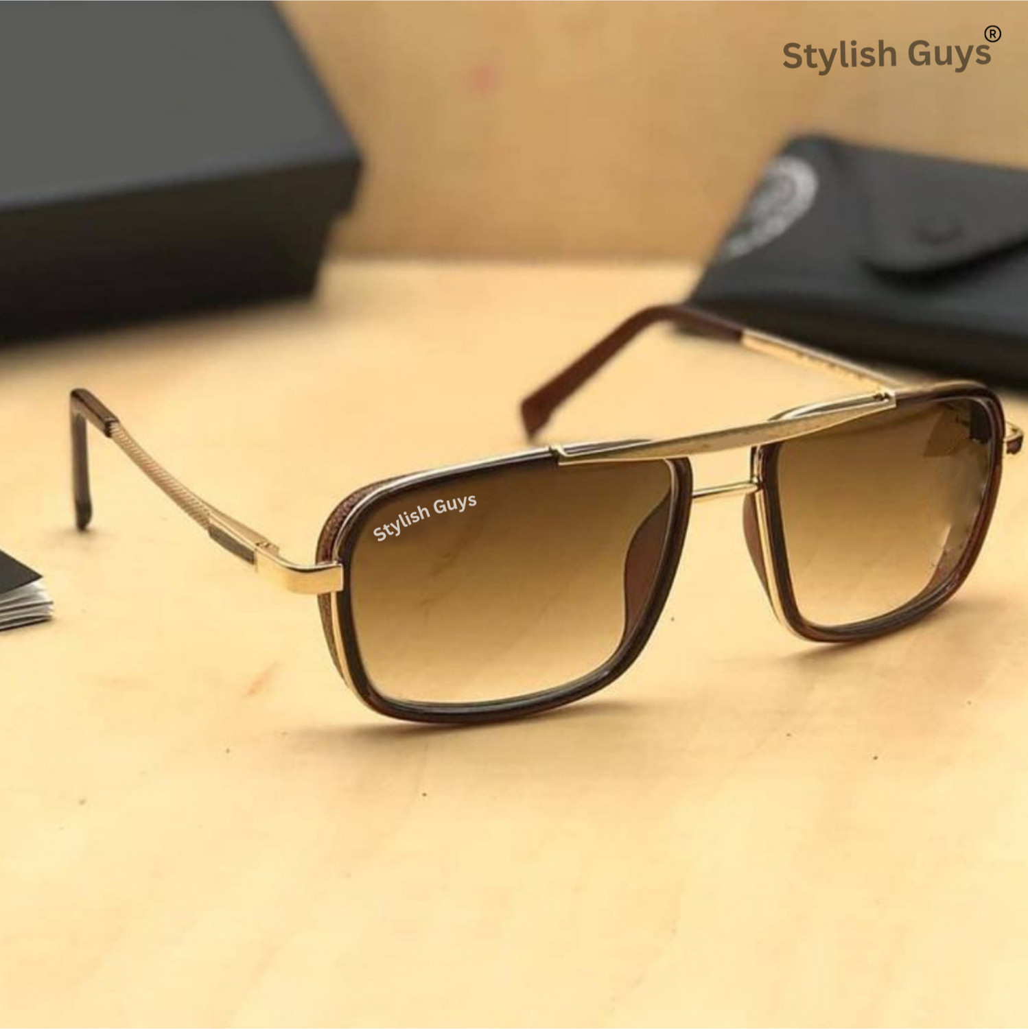 Image of STYLISH GUYS Aviator Sunglasses