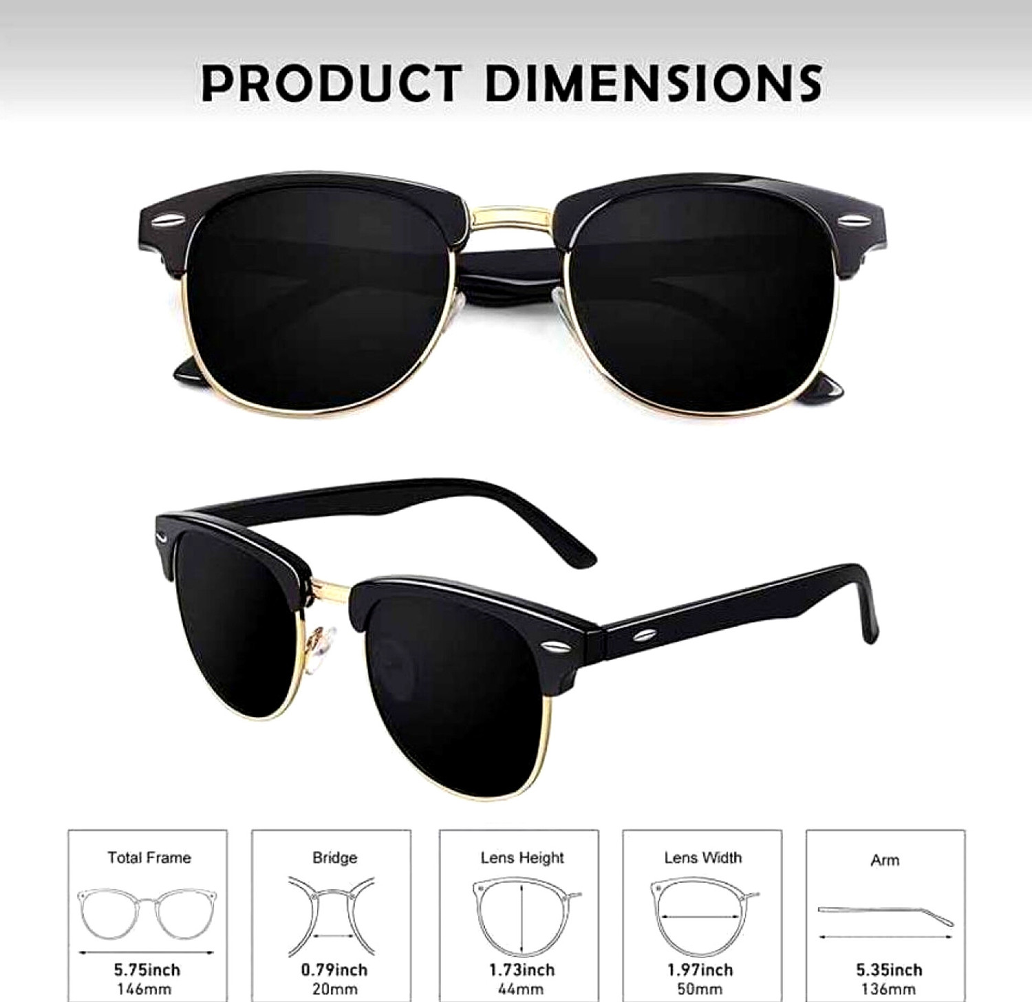 Image of Being Better Aviator, Over-sized Sunglasses