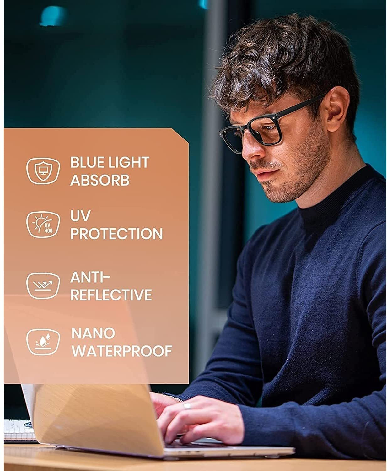 Image of Legend Eyewear Rectangular, Over-sized Sunglasses