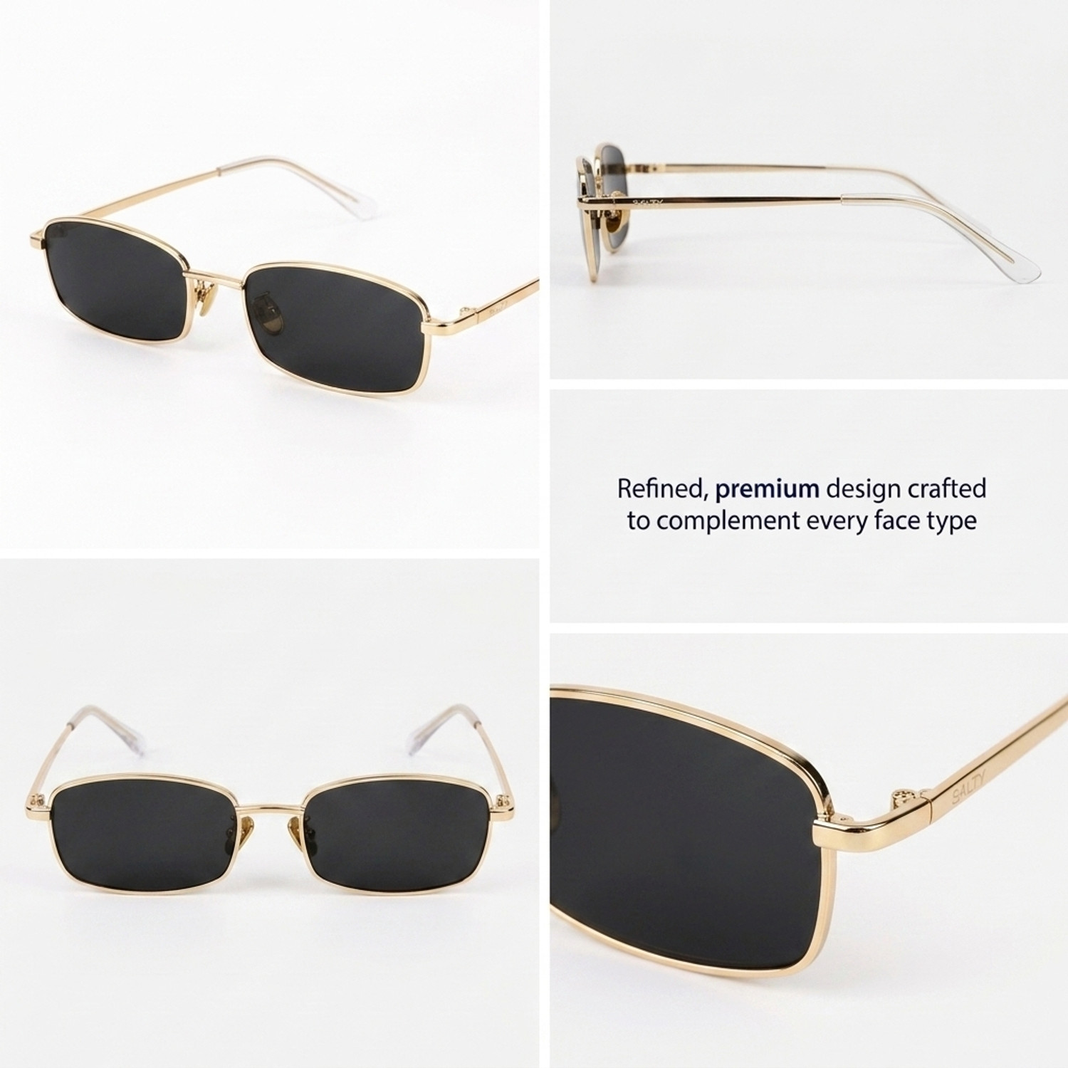 Image of Salty Alpha Rectangular Sunglasses