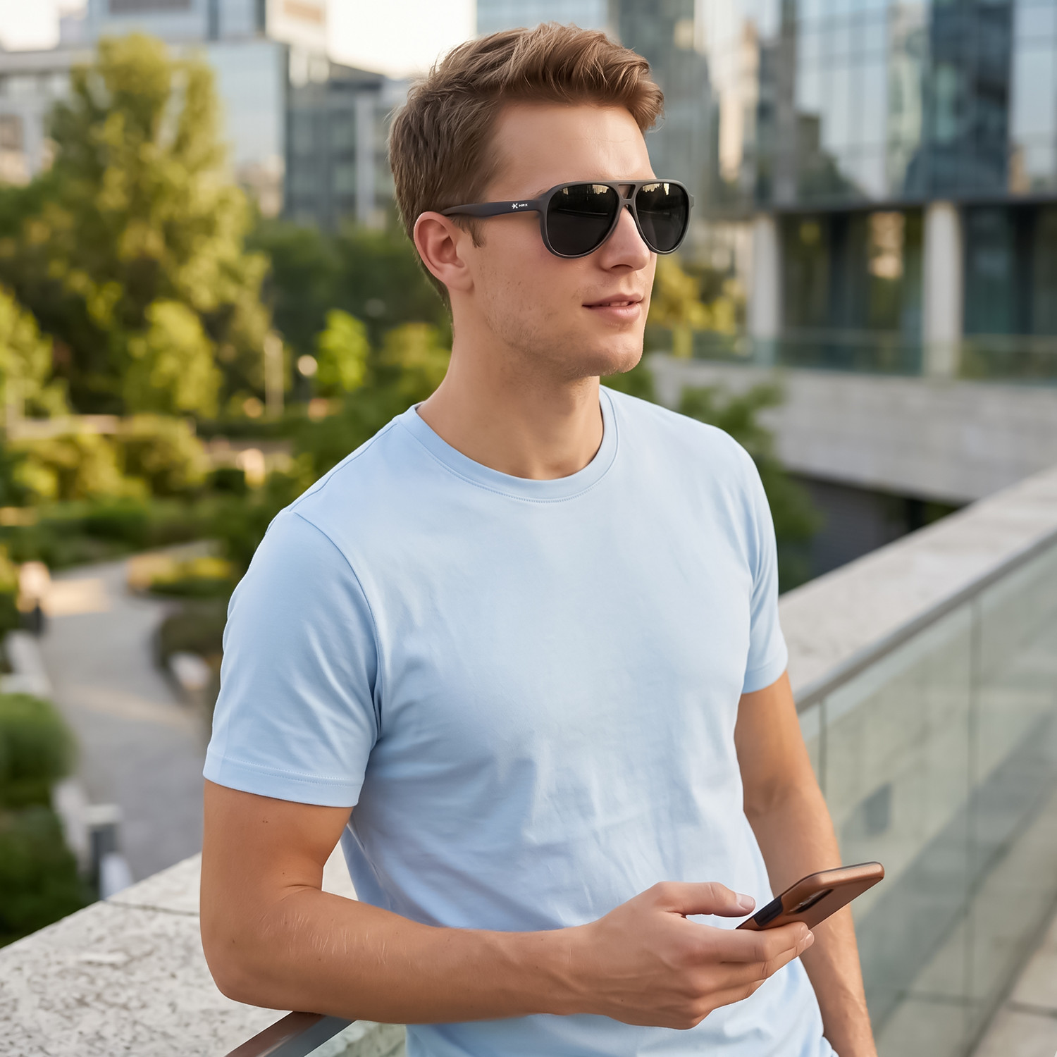 Image of HRX by Hrithik Roshan Aviator Sunglasses