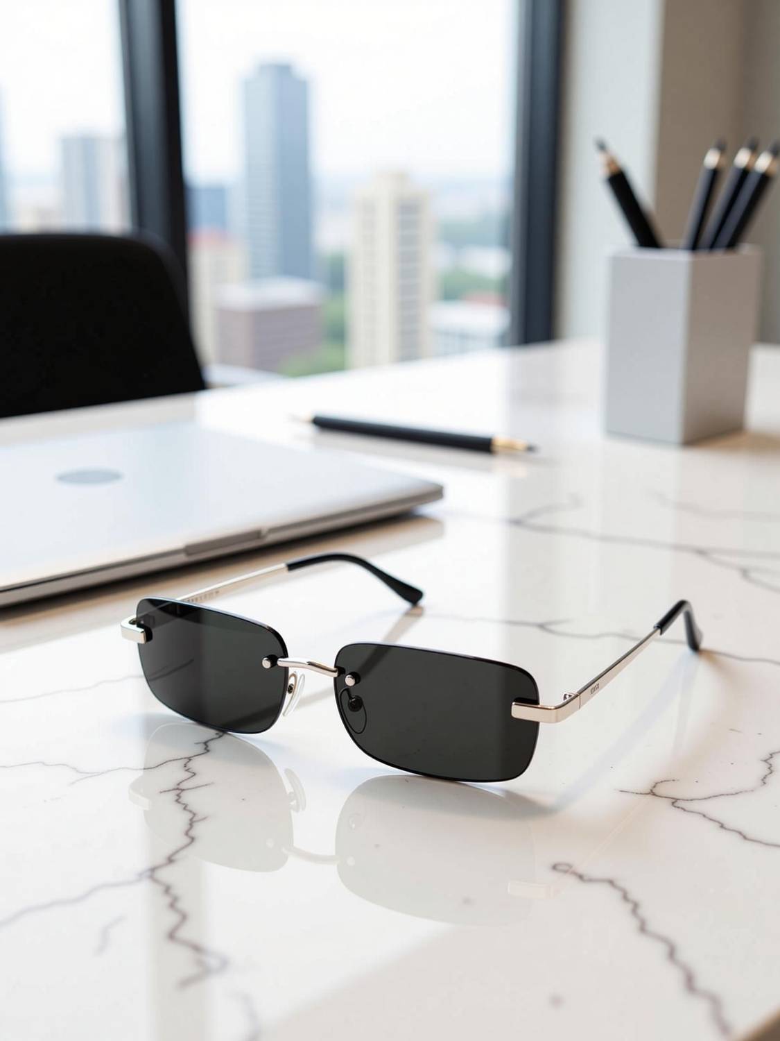 GOODINA Retro Square Sunglasses - Image 2