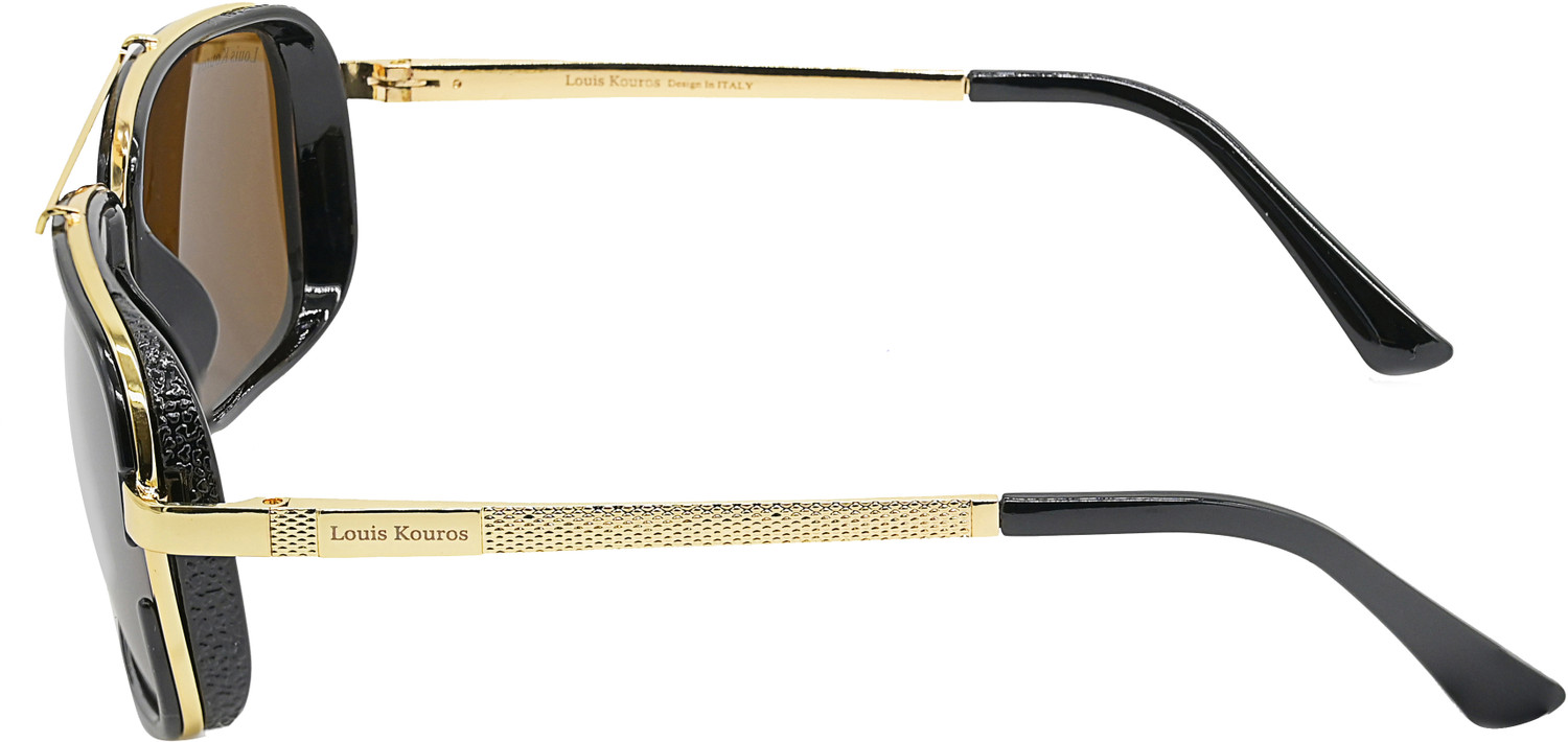 Image of LOUIS KOUROS Retro Square Sunglasses