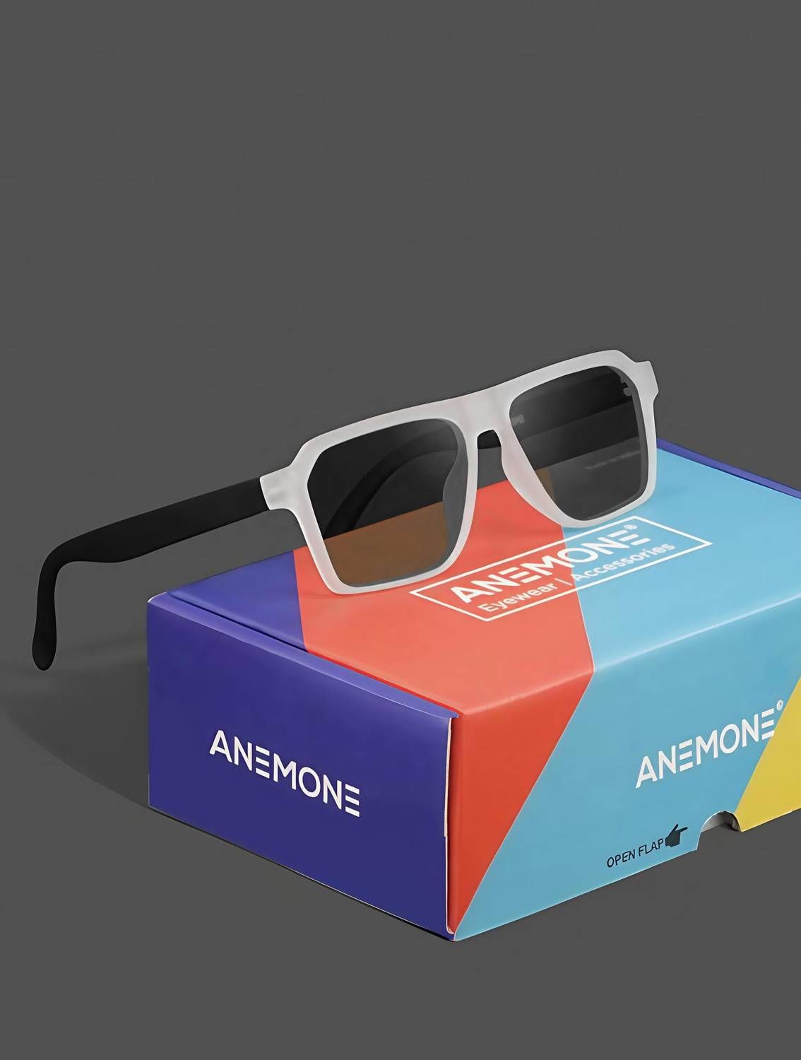 Anemone Retro Square Sunglasses