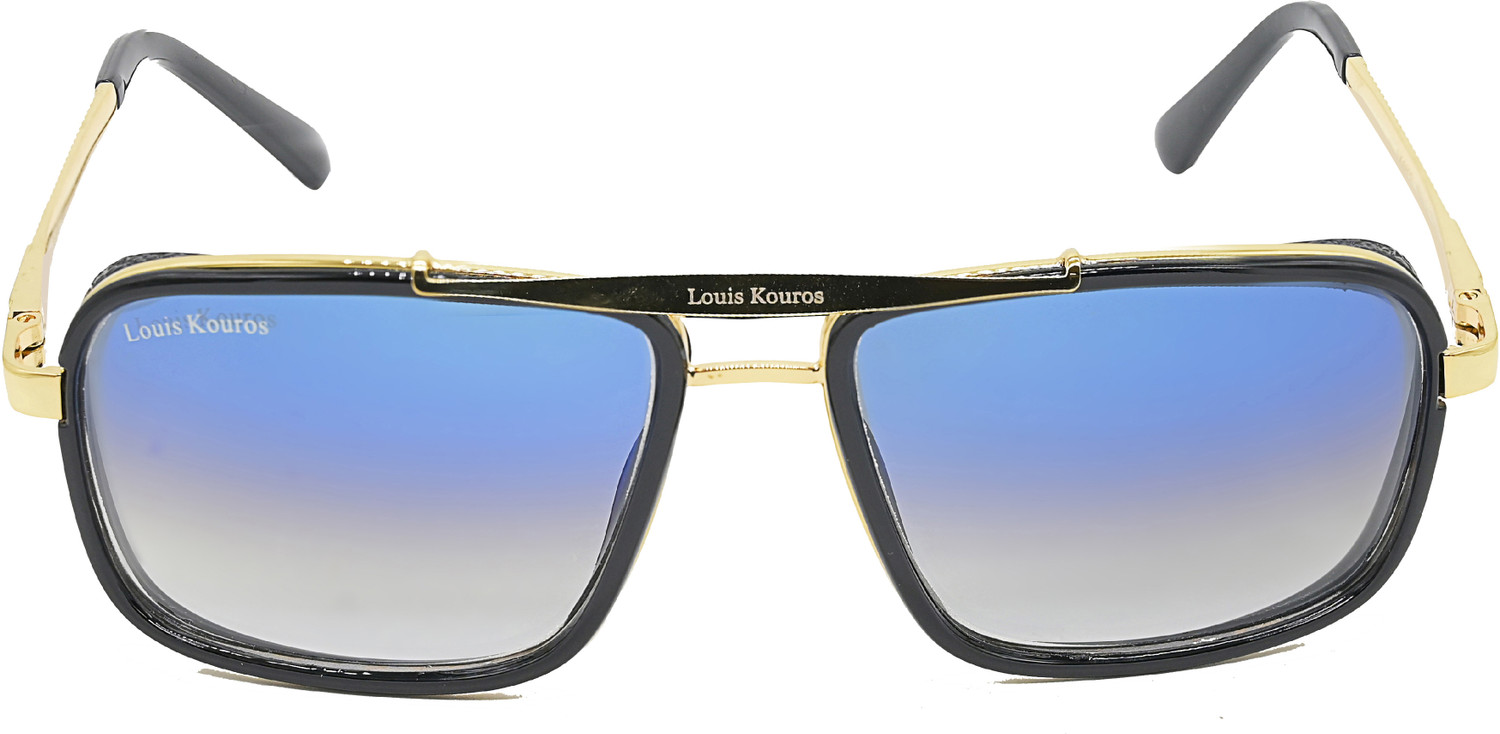 Image of LOUIS KOUROS Retro Square Sunglasses