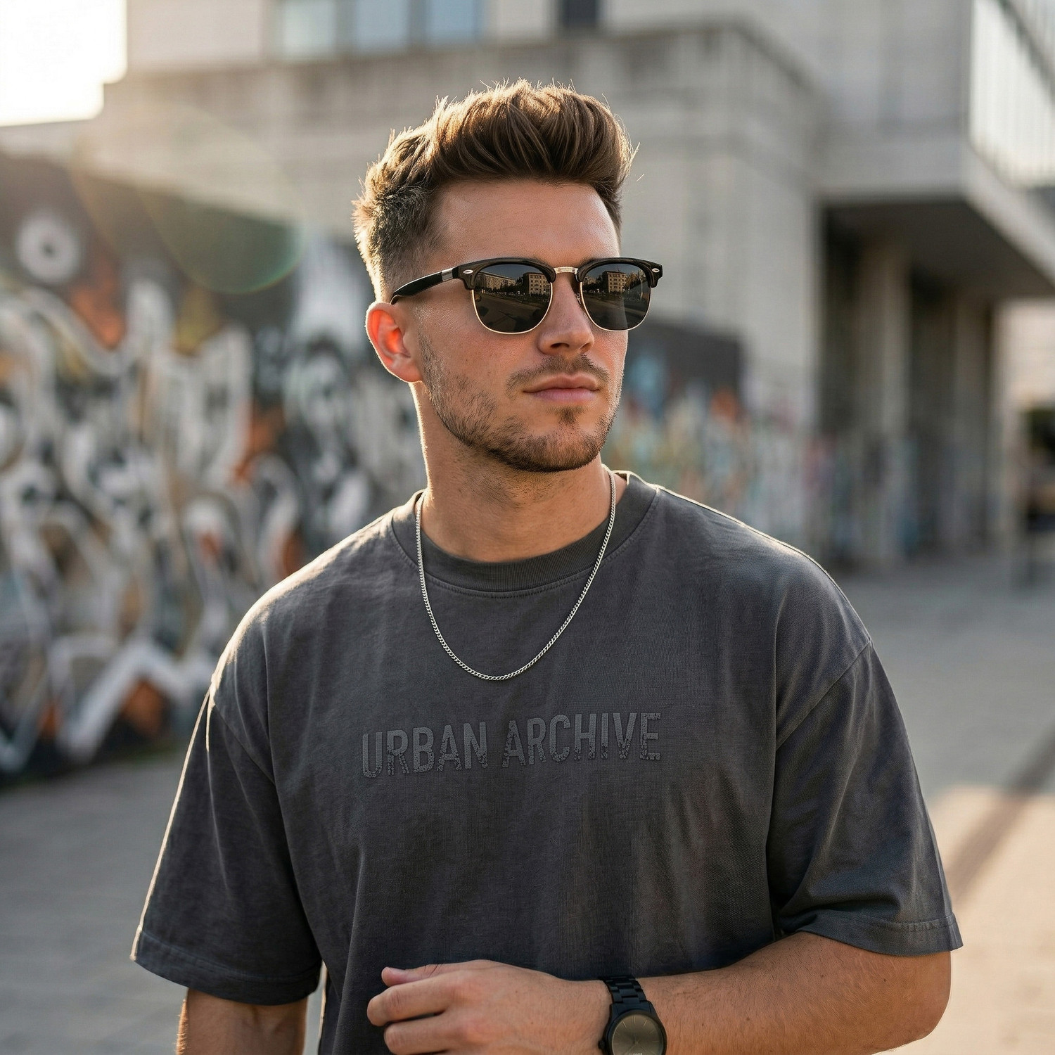 Image of jiebo Round Sunglasses