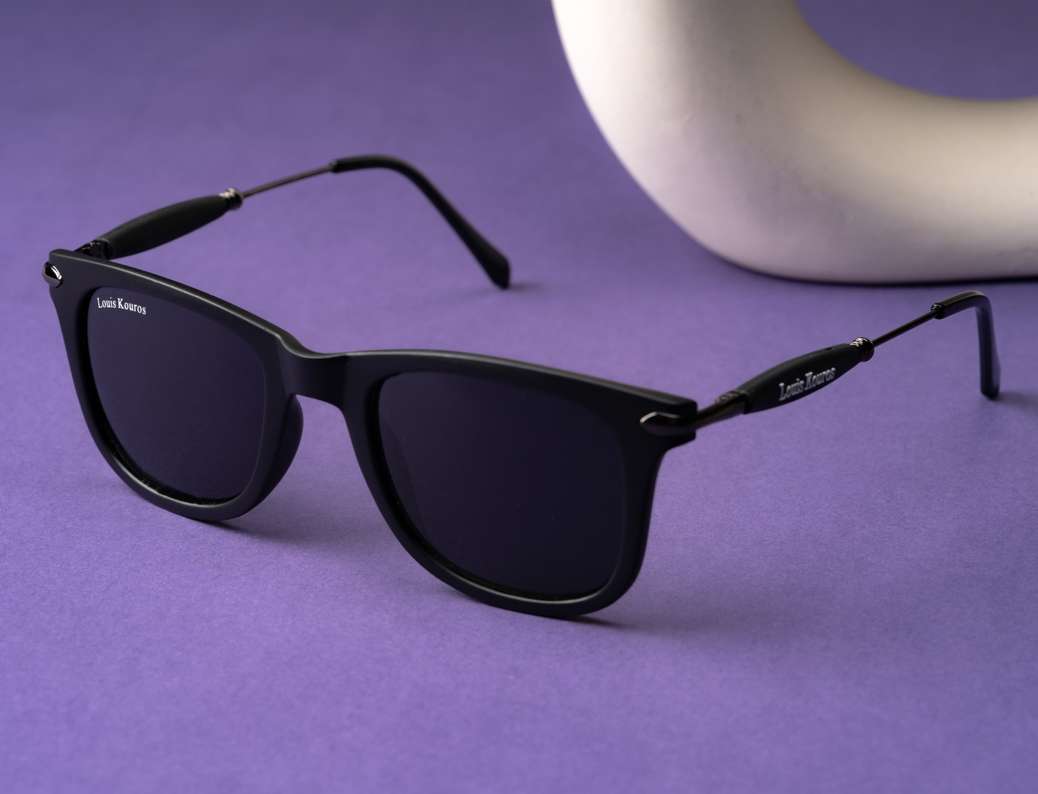 Image of LOUIS KOUROS Wayfarer Sunglasses