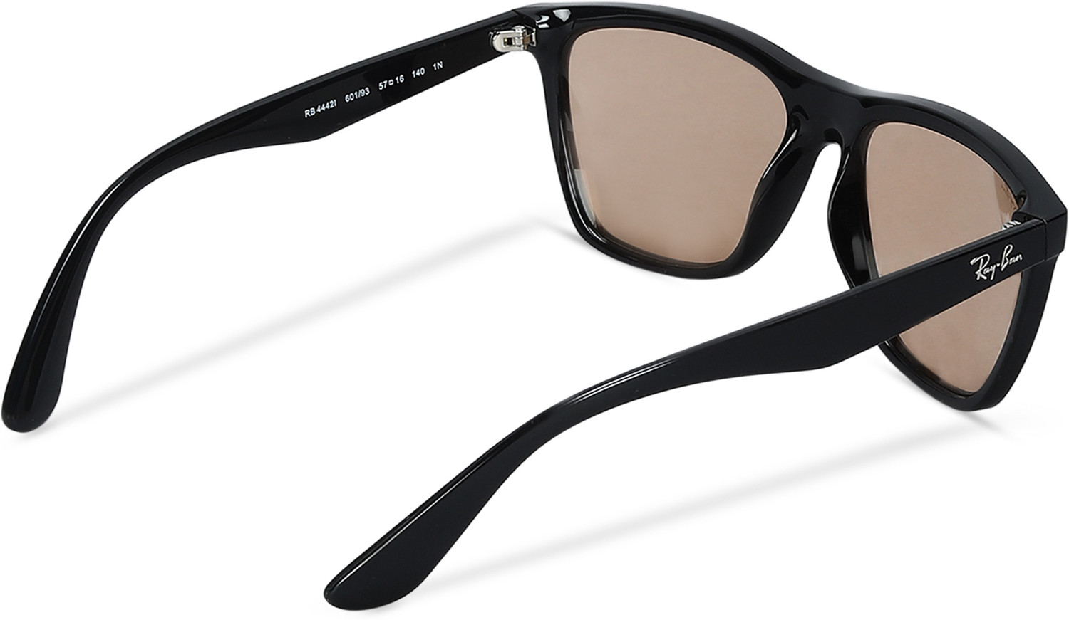 Image of Ray-Ban UV Protection Retro Square Sunglasses (57) (For Men & Women, Brown)