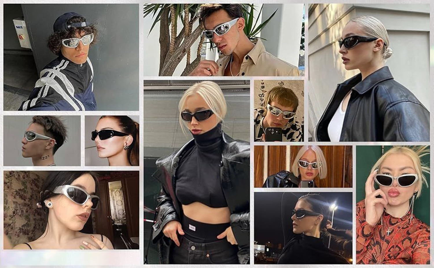 Image of ELLIGATOR Wrap-around Sunglasses
