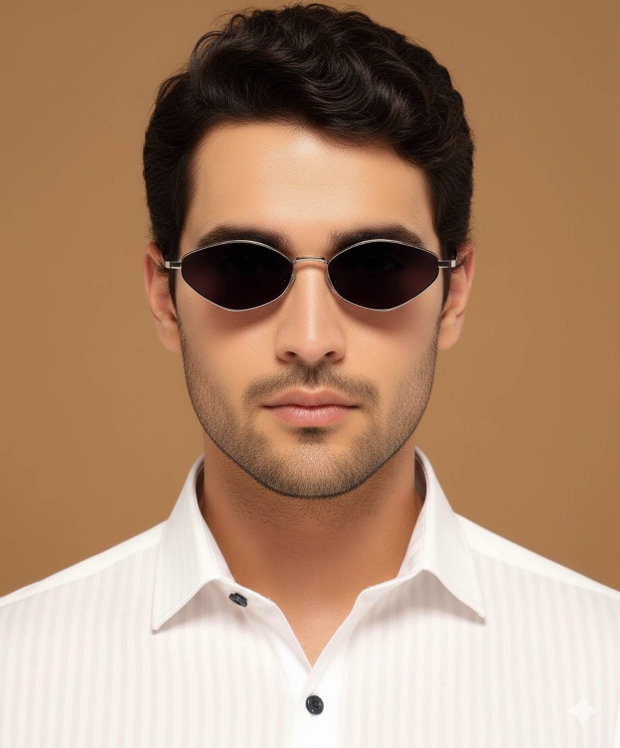 BLACK BURG Oval Sunglasses Black - Image 5